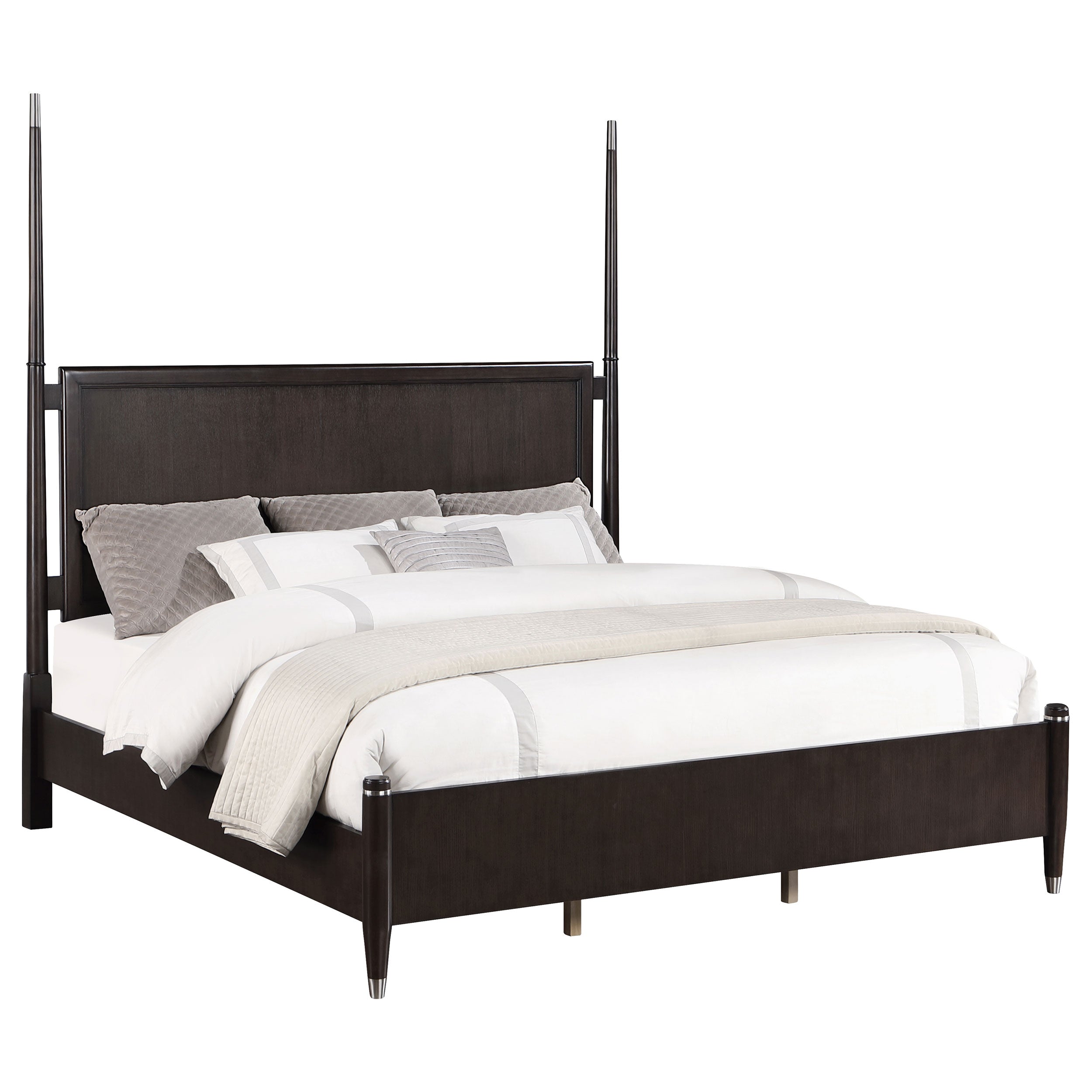 Emberlyn Four-Poster Panel Bed - Ideal Furniture (Fresno,CA)