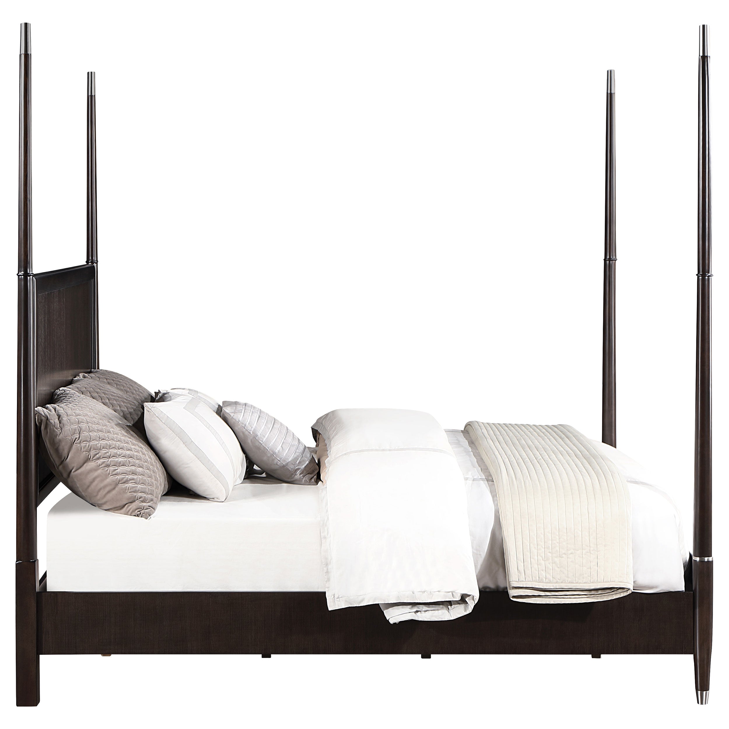 Emberlyn Four-Poster Panel Bed - Ideal Furniture (Fresno,CA)