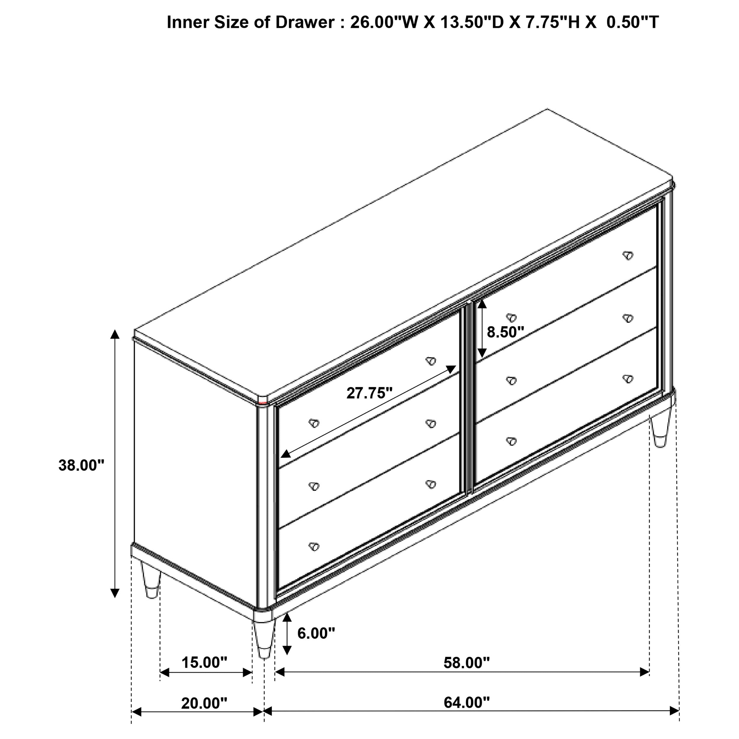 Emberlyn Dresser - Ideal Furniture (Fresno,CA)