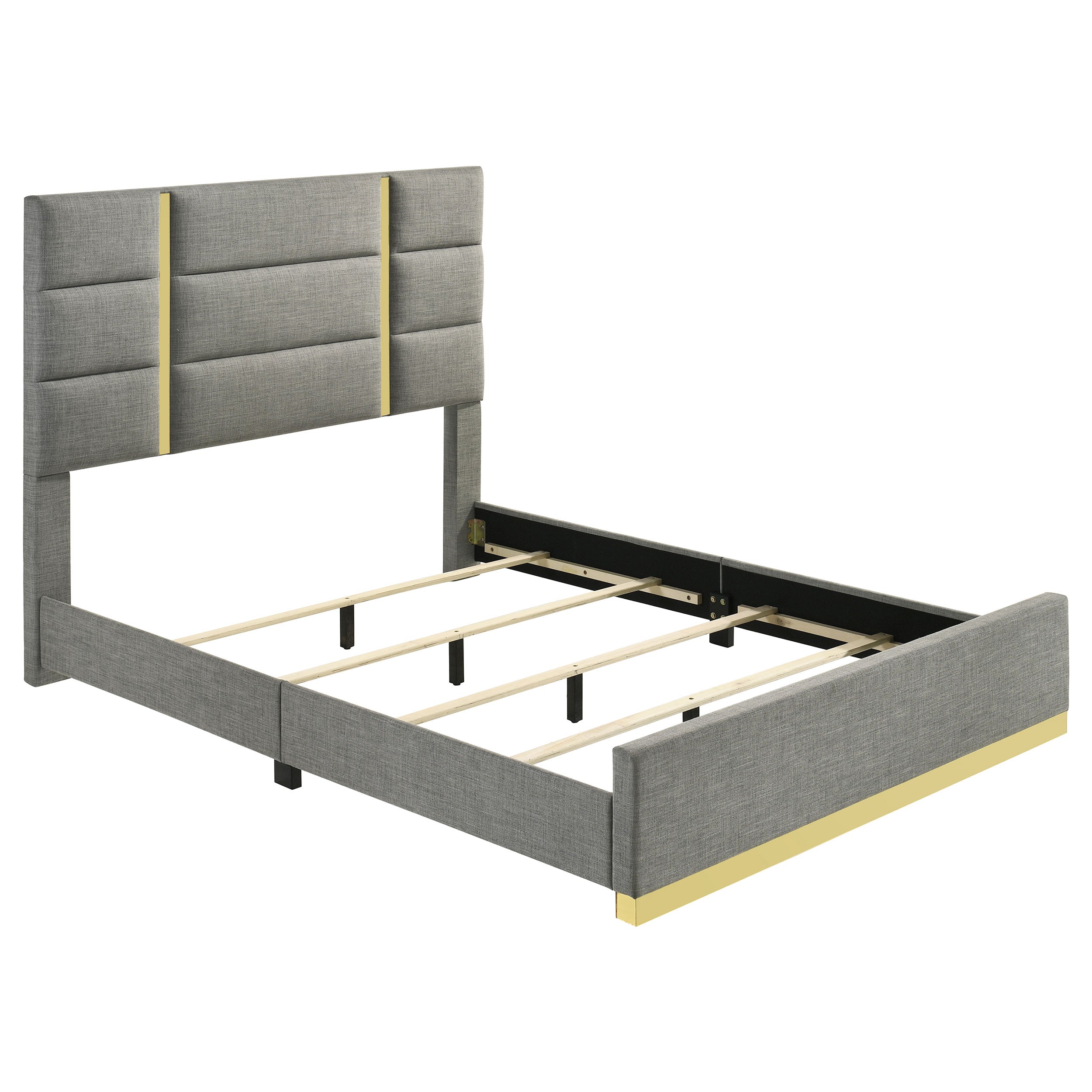 Ines Panel Bed - Ideal Furniture (Fresno,CA)