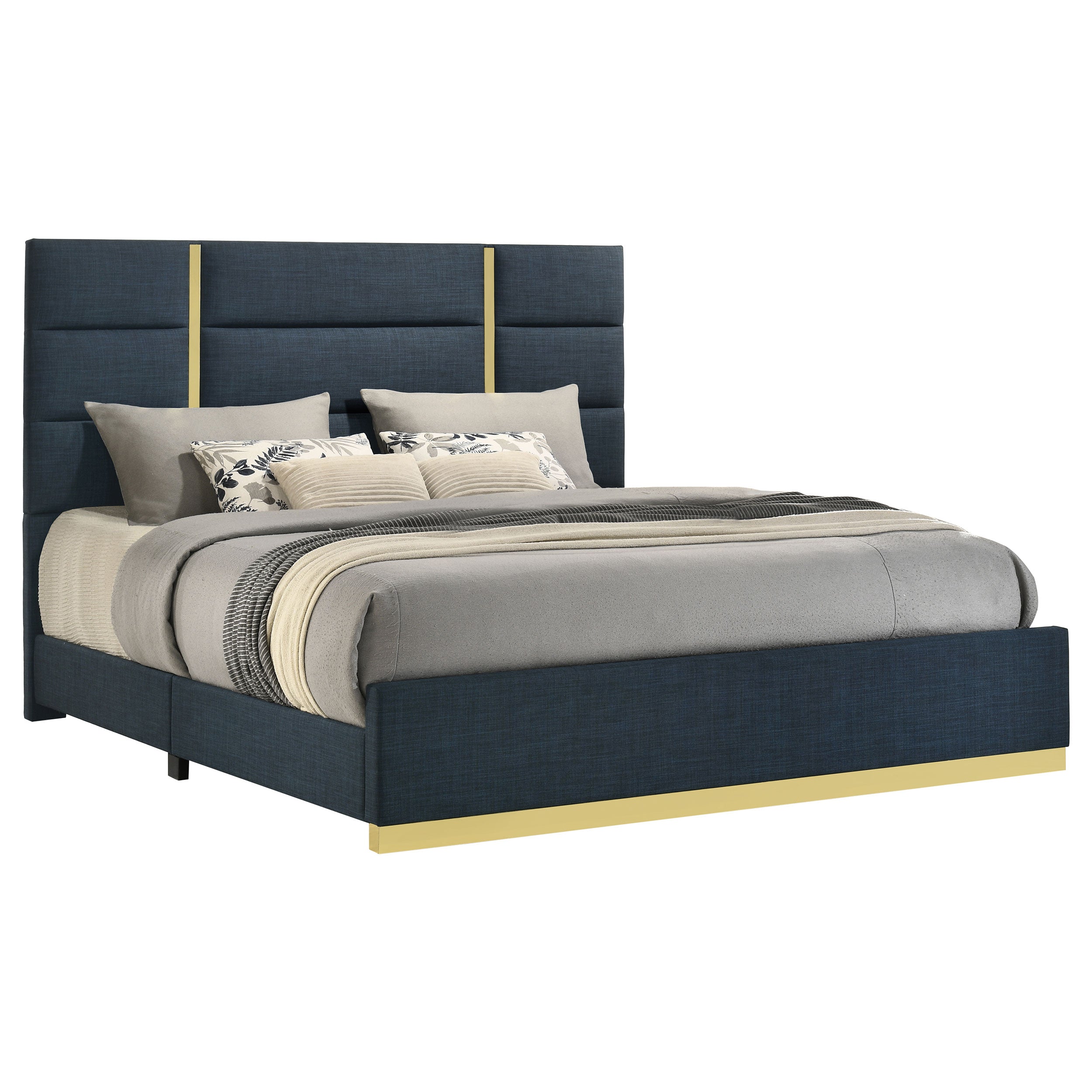 Ines Panel Bed - Ideal Furniture (Fresno,CA)