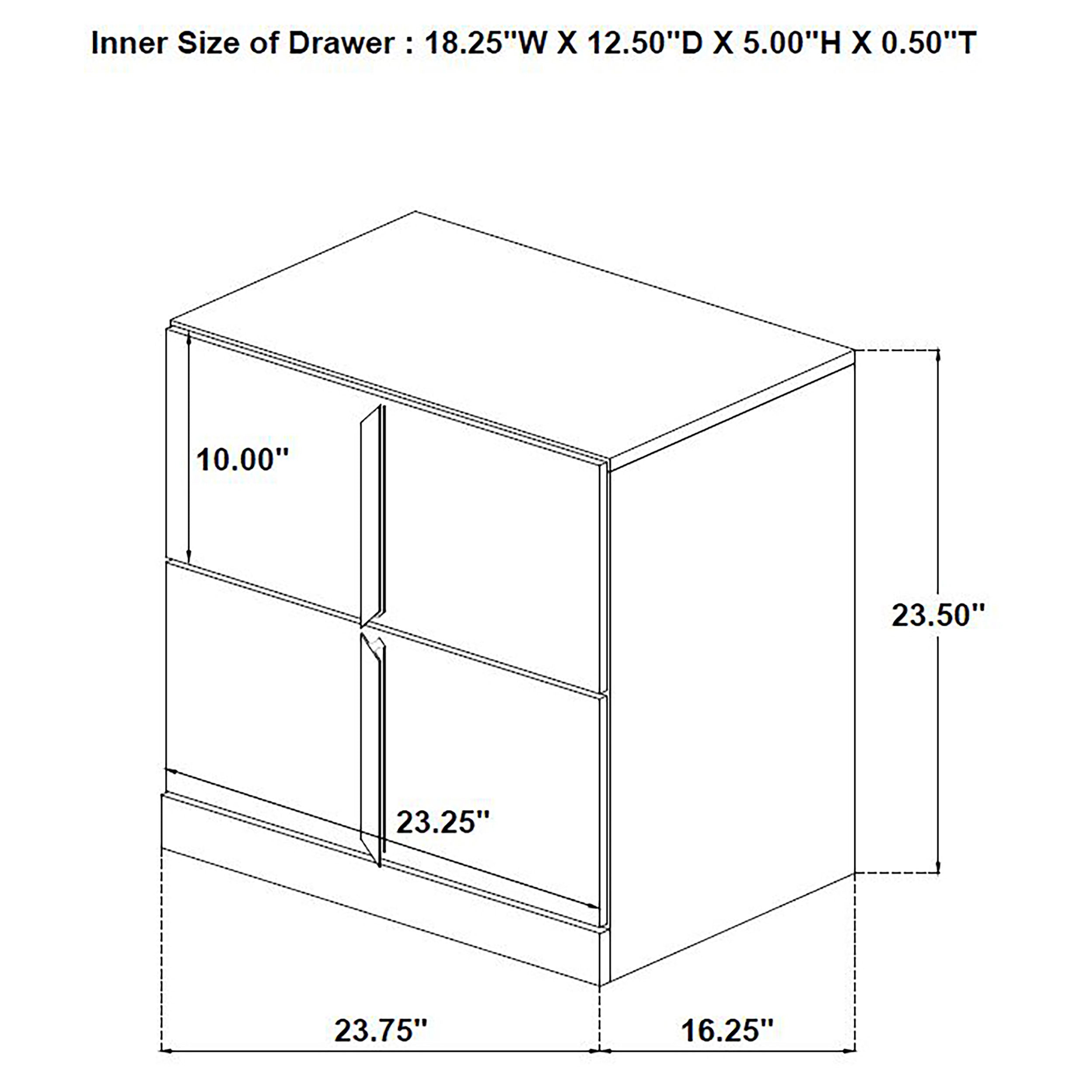 Ines Nightstand - Ideal Furniture (Fresno,CA)