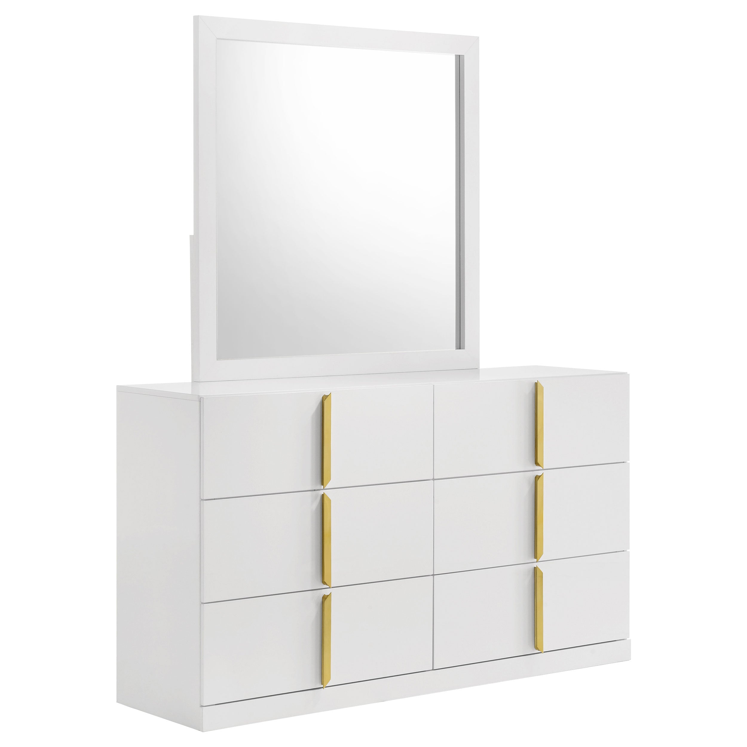 Ines Dresser with Mirror - Ideal Furniture (Fresno,CA)