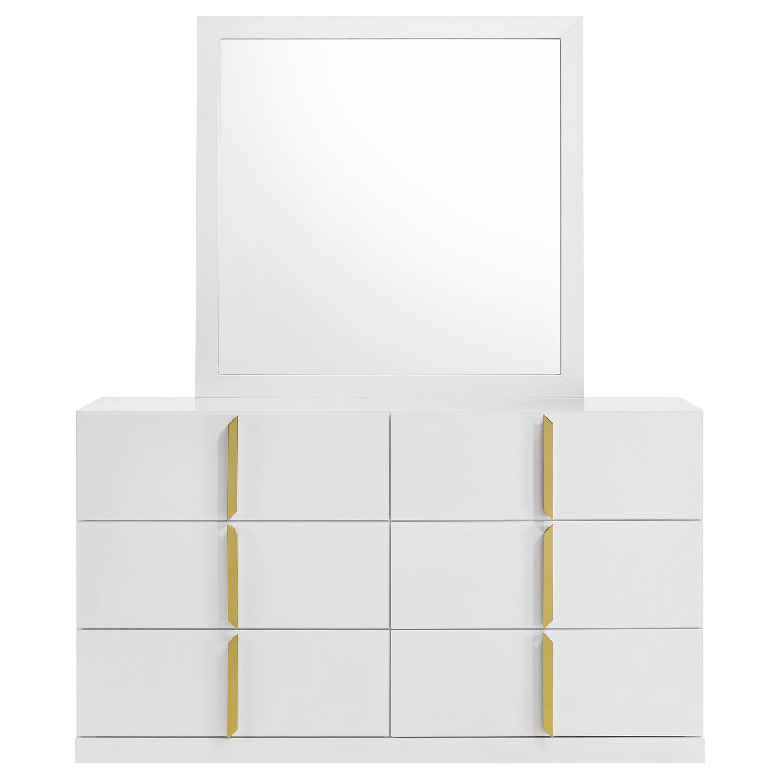 Ines Dresser with Mirror - Ideal Furniture (Fresno,CA)