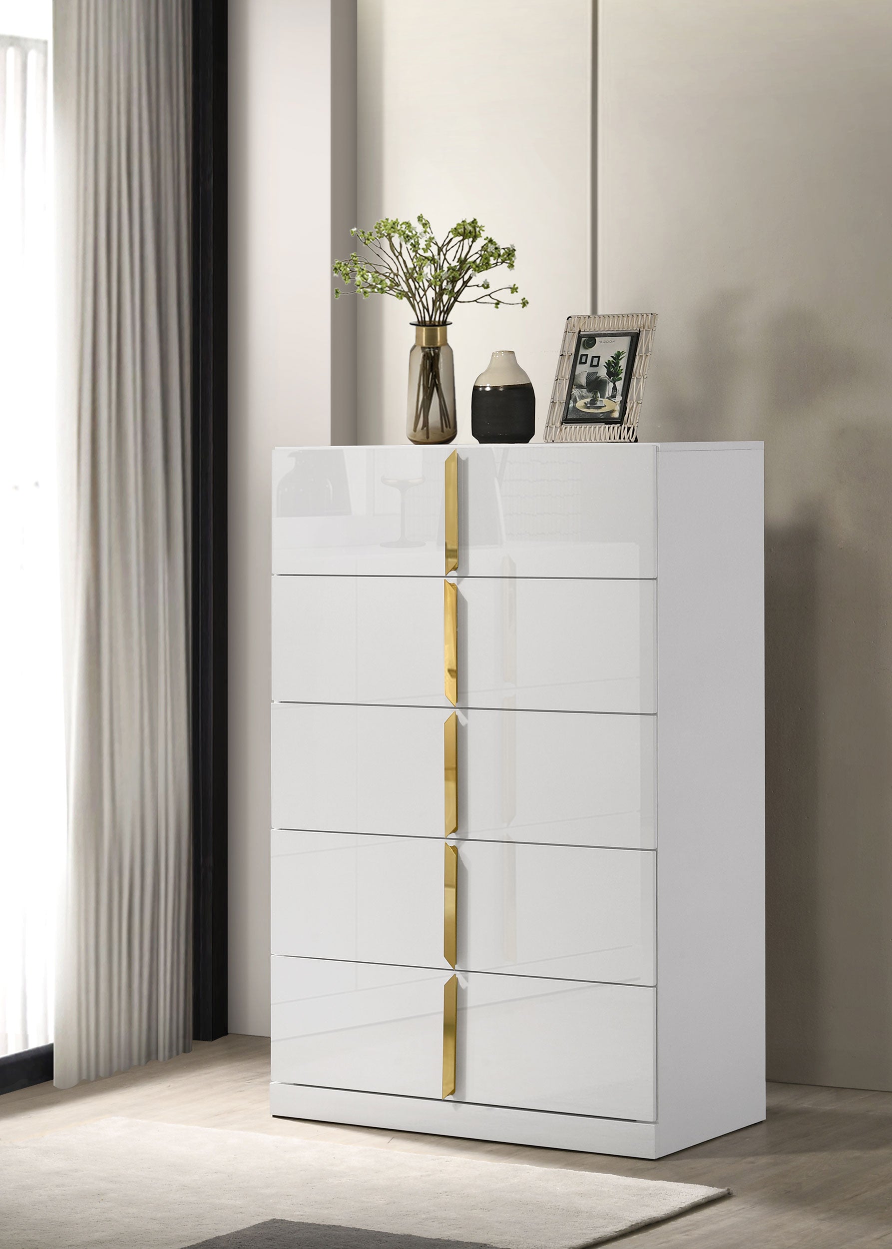 Ines Chest of Drawers - Ideal Furniture (Fresno,CA)