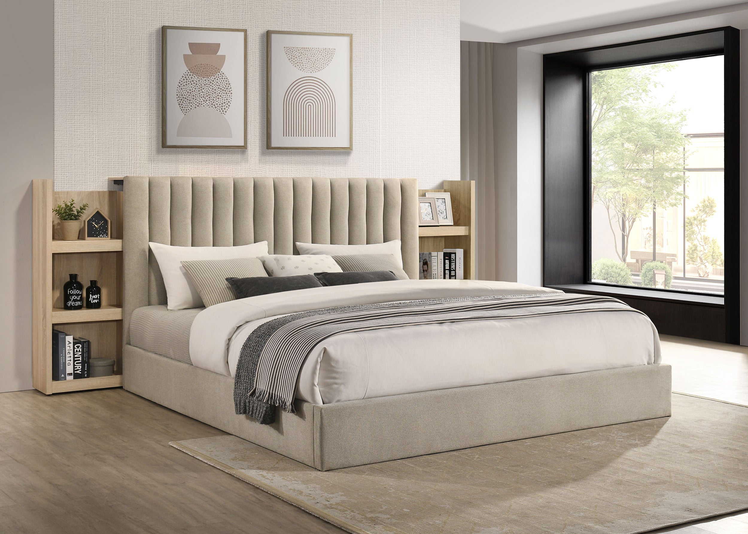 Arielle Bookcase Bed - Ideal Furniture (Fresno,CA)