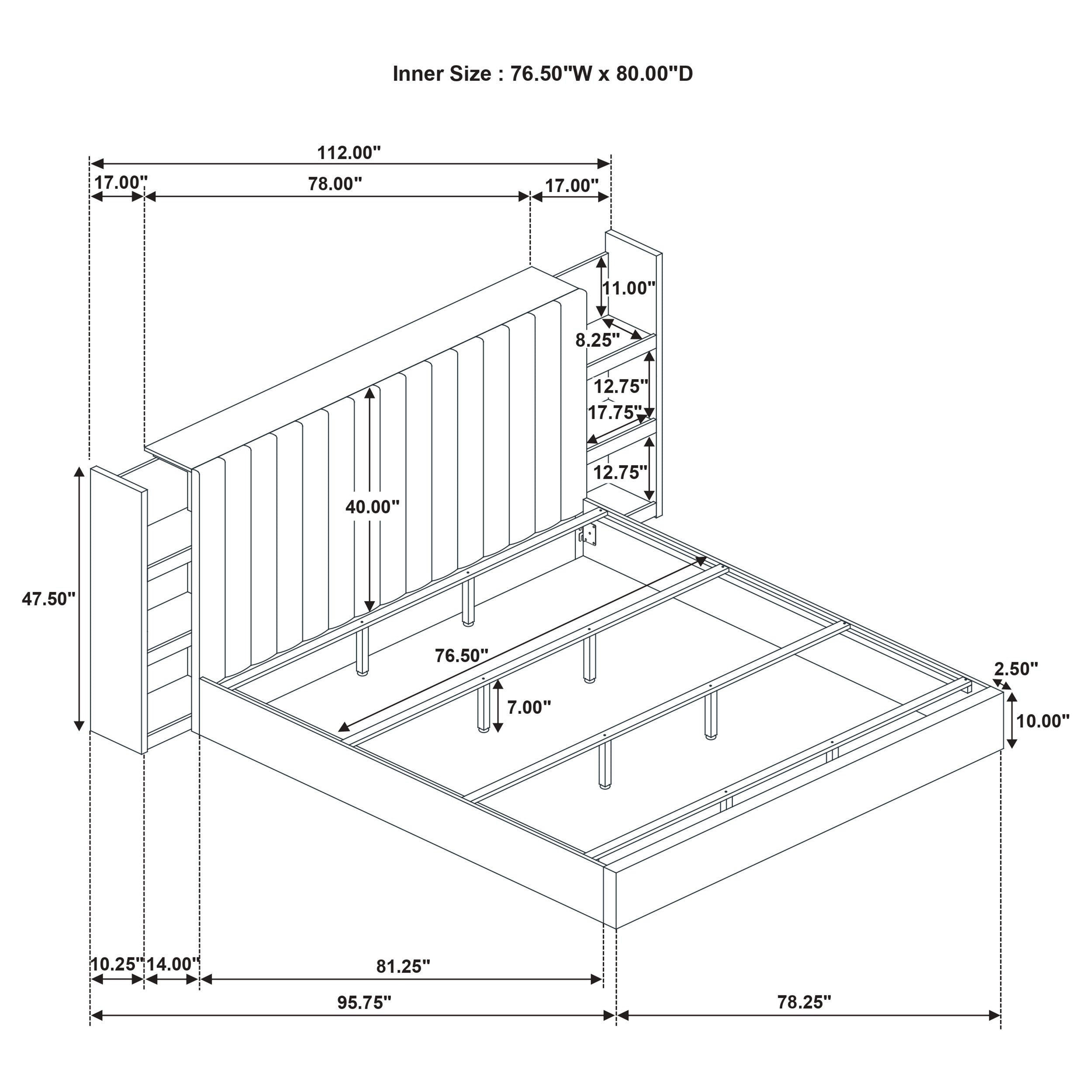 Arielle Bookcase Bed - Ideal Furniture (Fresno,CA)