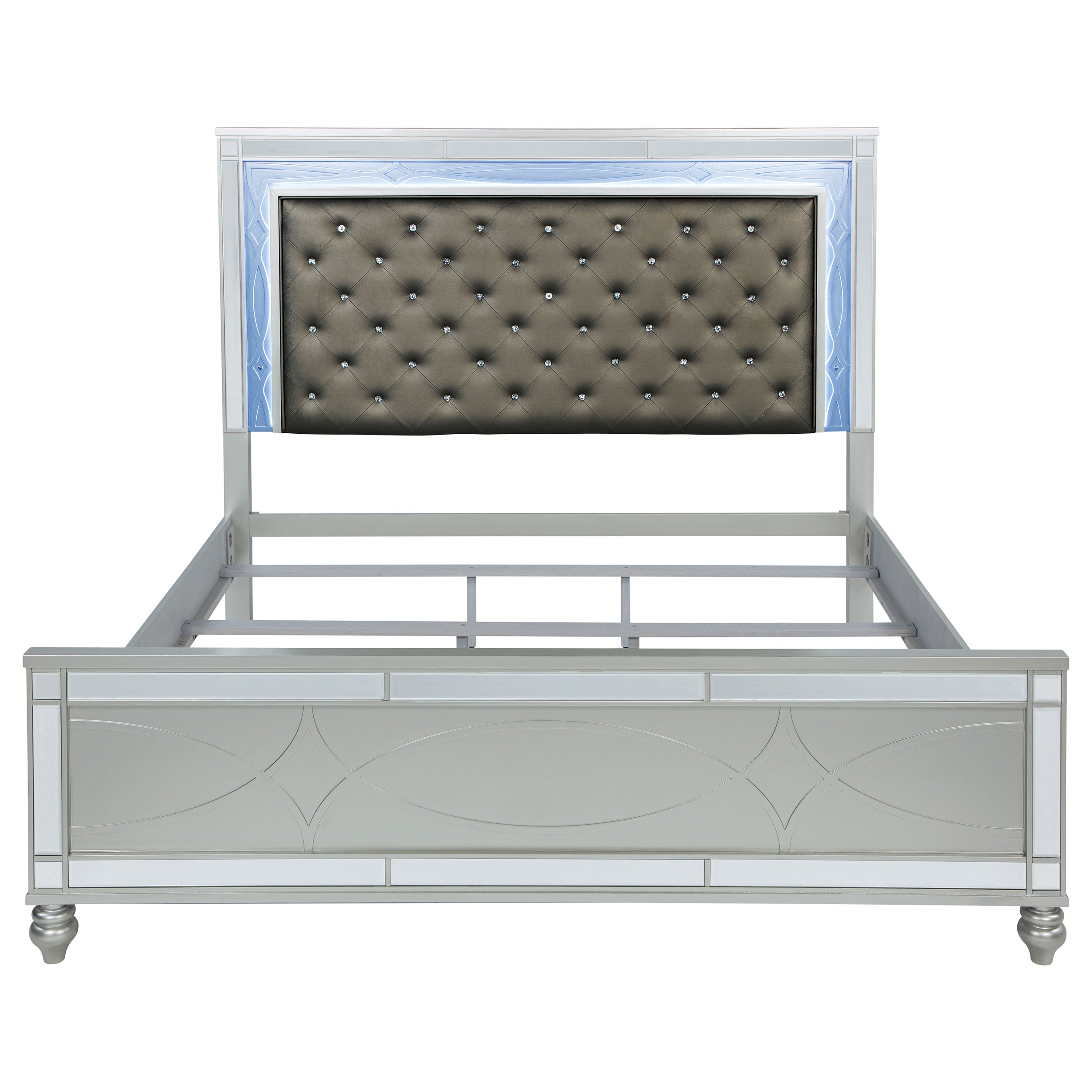 Gunnison Panel Bed with LED Lighting - Ideal Furniture (Fresno,CA)