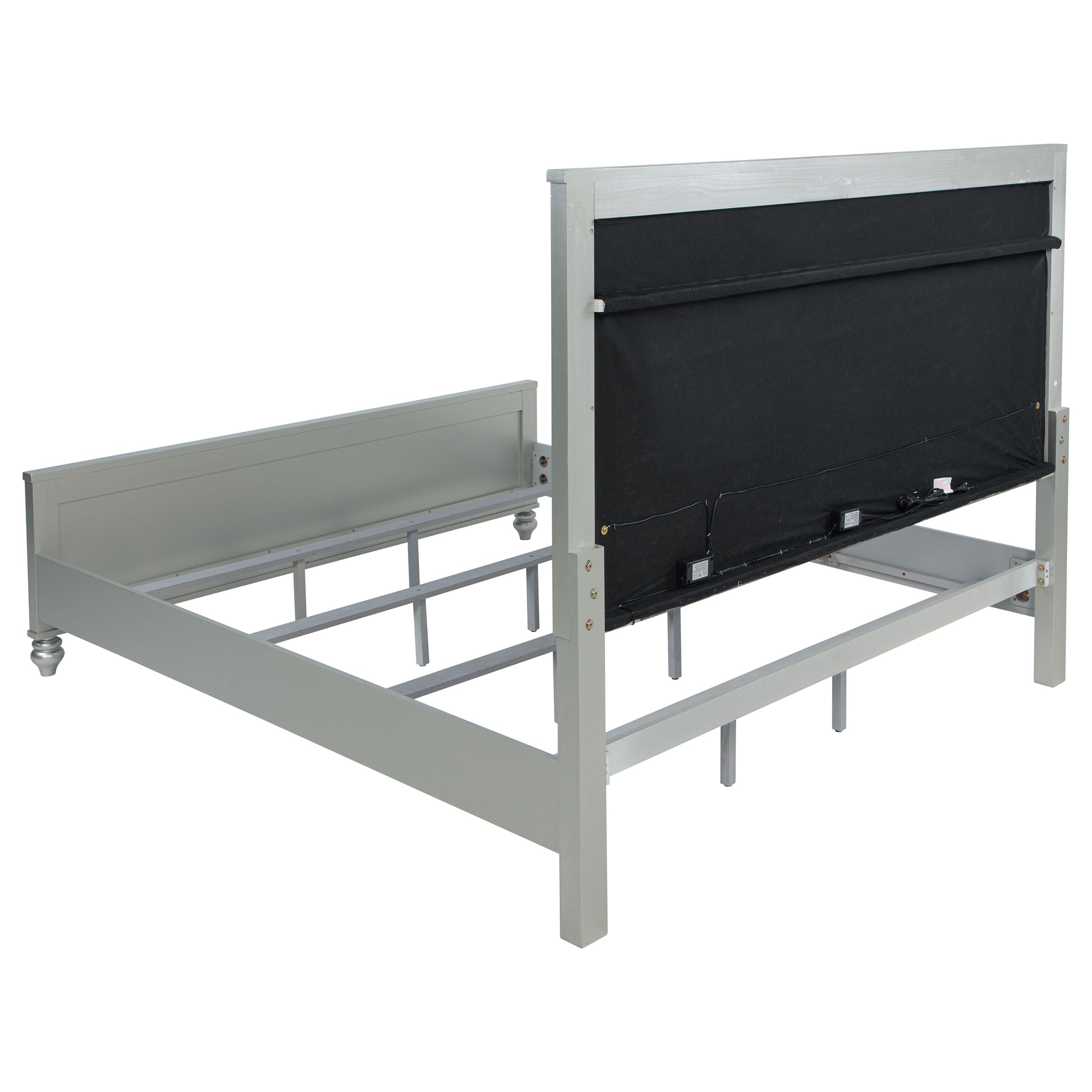 Gunnison Panel Bed with LED Lighting - Ideal Furniture (Fresno,CA)