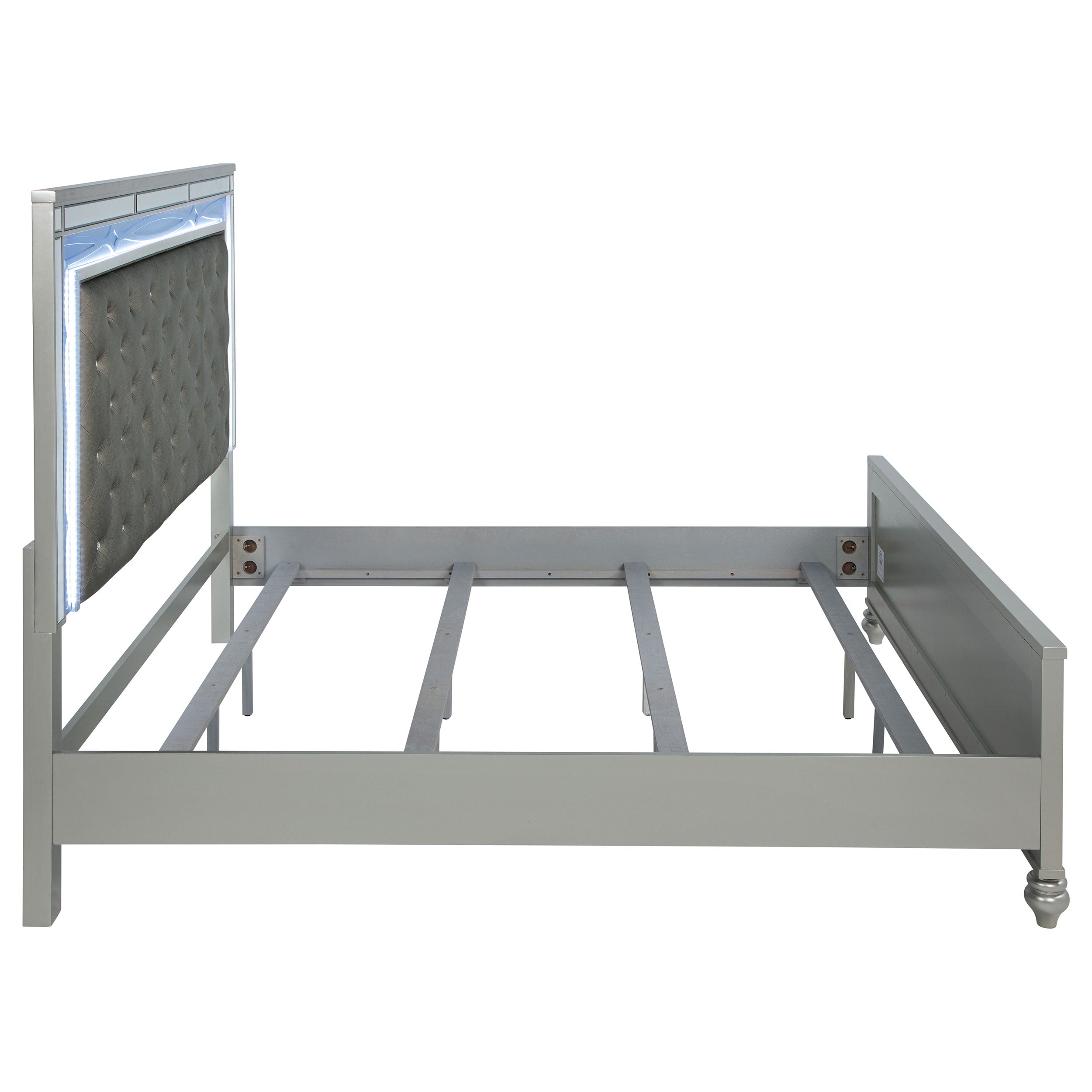 Gunnison Panel Bed with LED Lighting - Ideal Furniture (Fresno,CA)