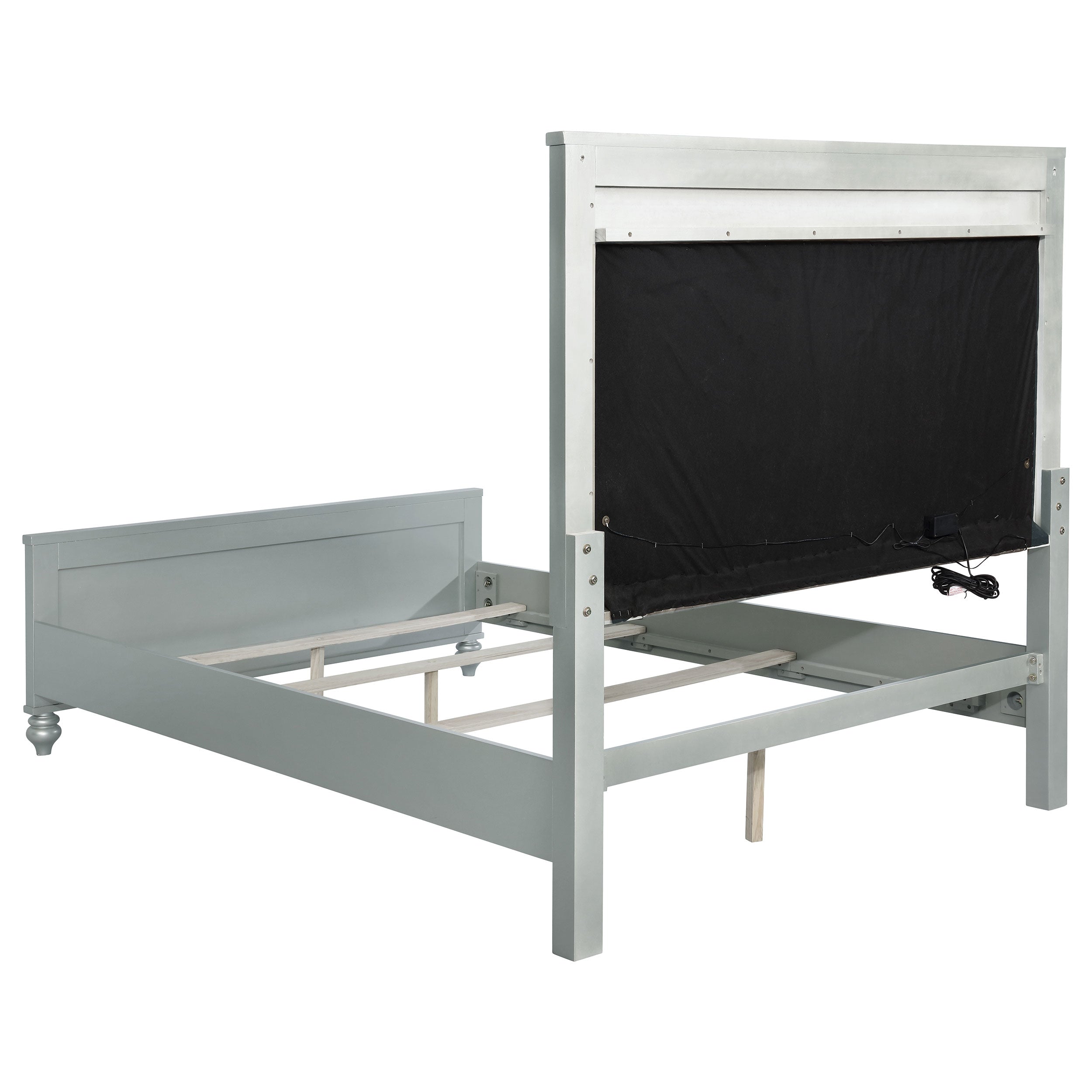 Gunnison Panel Bed with LED Lighting - Ideal Furniture (Fresno,CA)