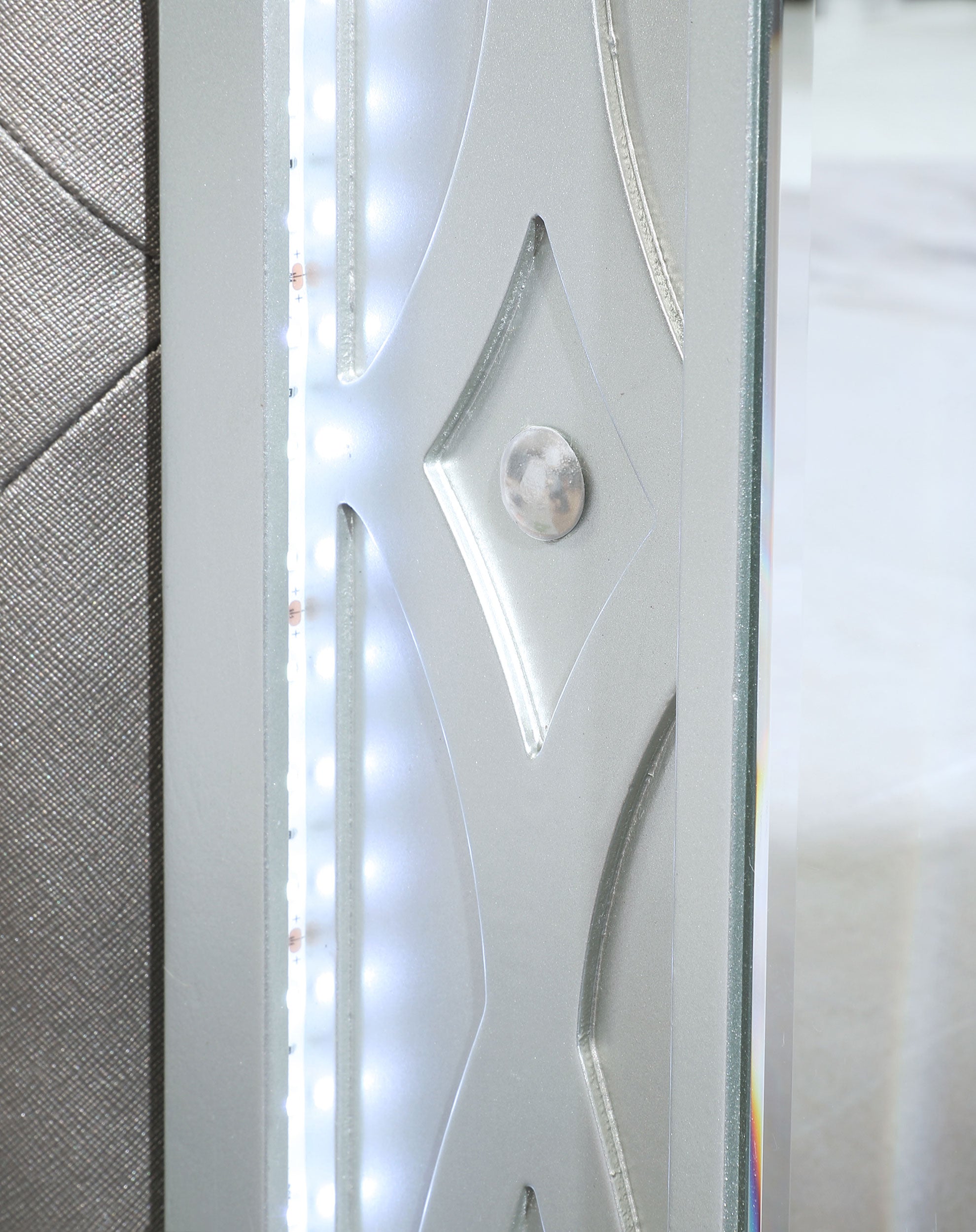 Gunnison Panel Bed with LED Lighting - Ideal Furniture (Fresno,CA)