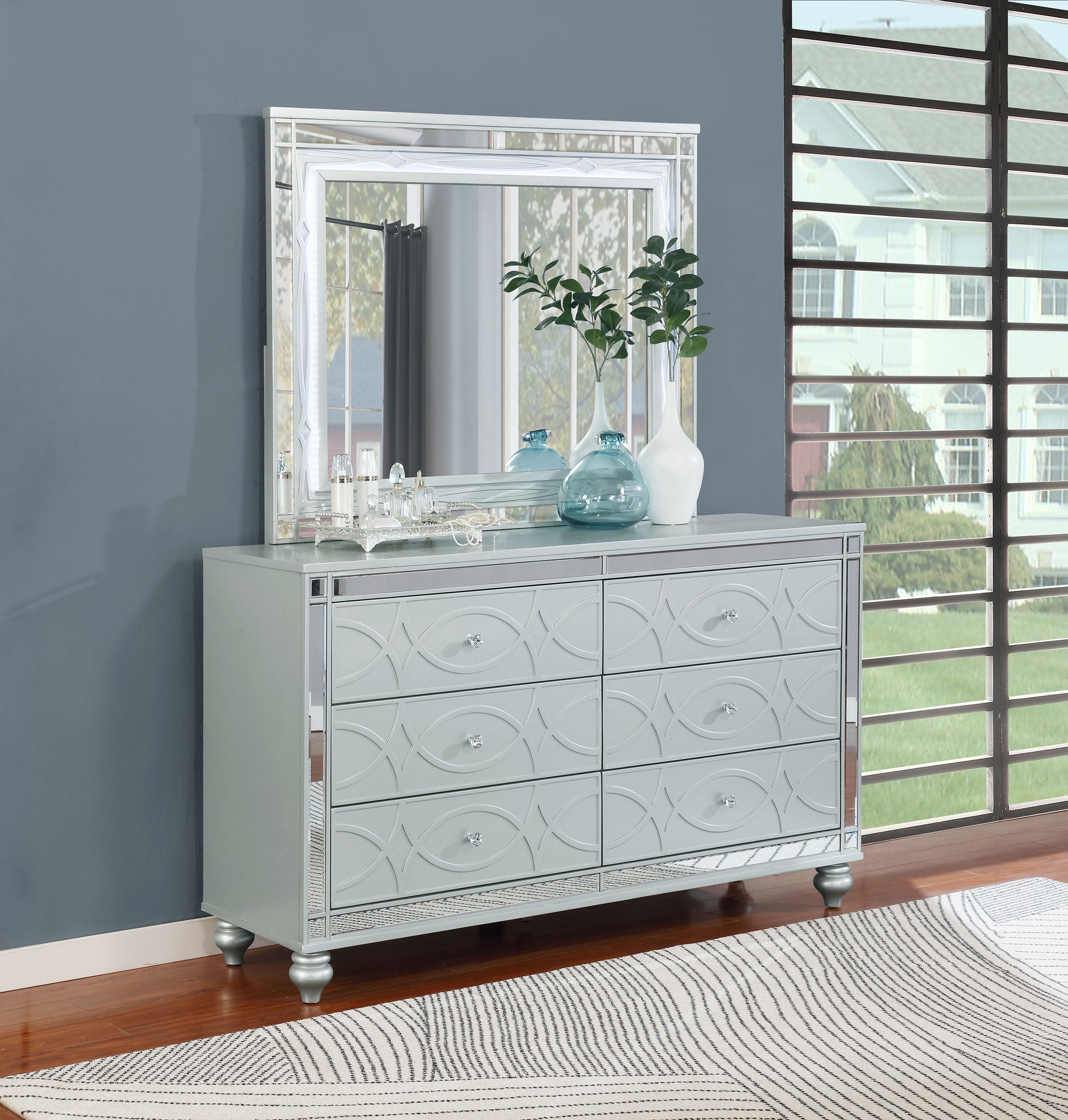 Gunnison Dresser with Mirror - Ideal Furniture (Fresno,CA)
