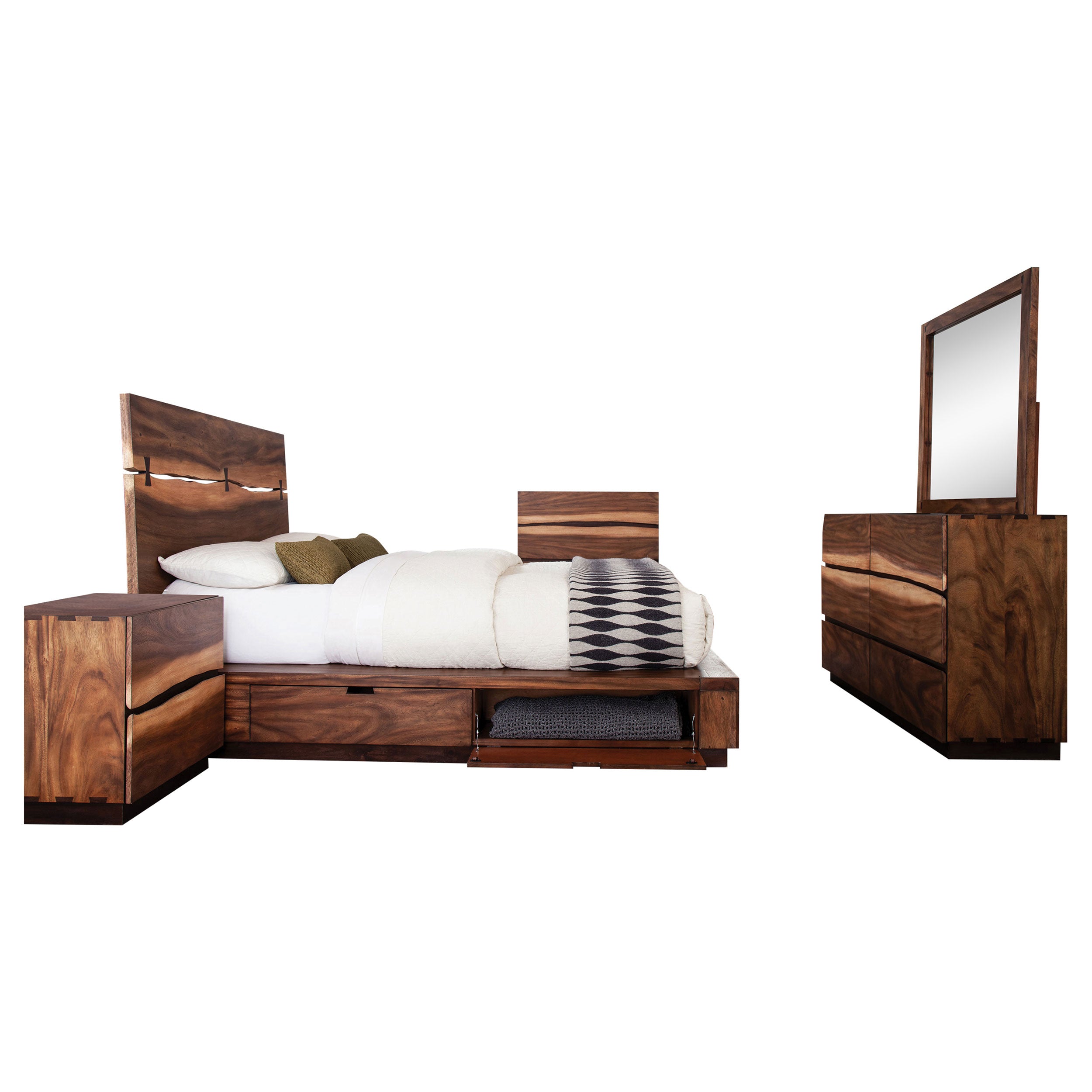 Winslow Bedroom Set Smokey Walnut - Ideal Furniture (Fresno,CA)