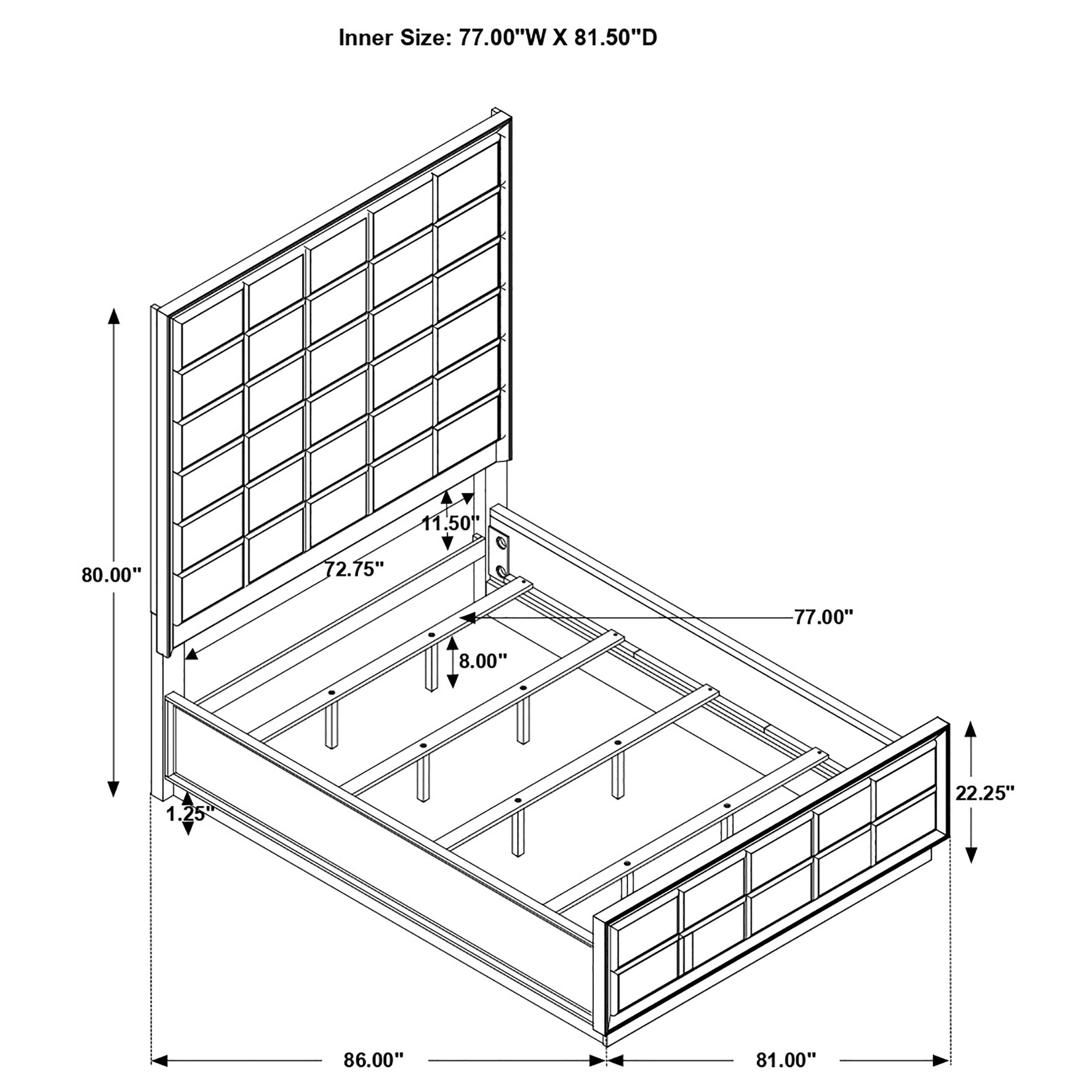Durango Panel Bed - Ideal Furniture (Fresno,CA)