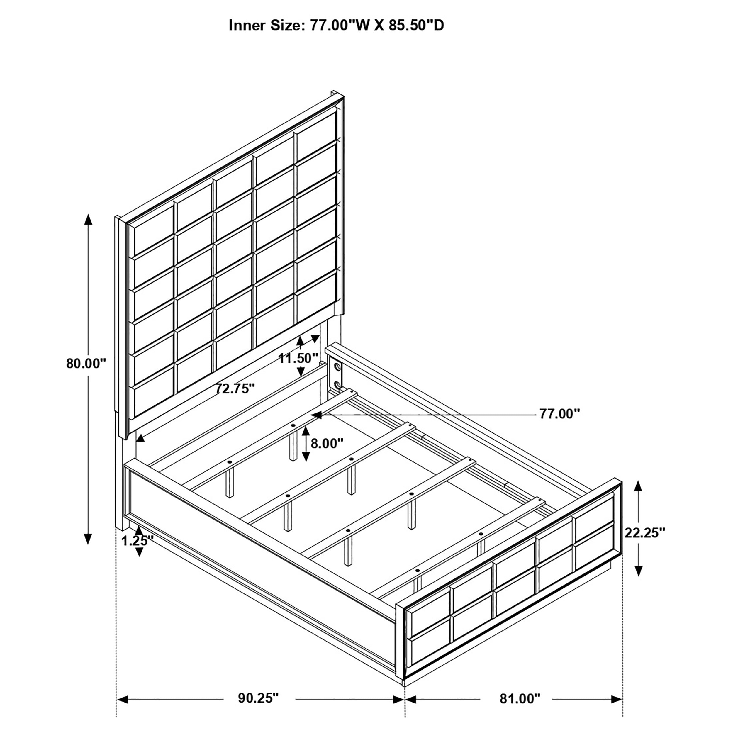 Durango Panel Bed - Ideal Furniture (Fresno,CA)