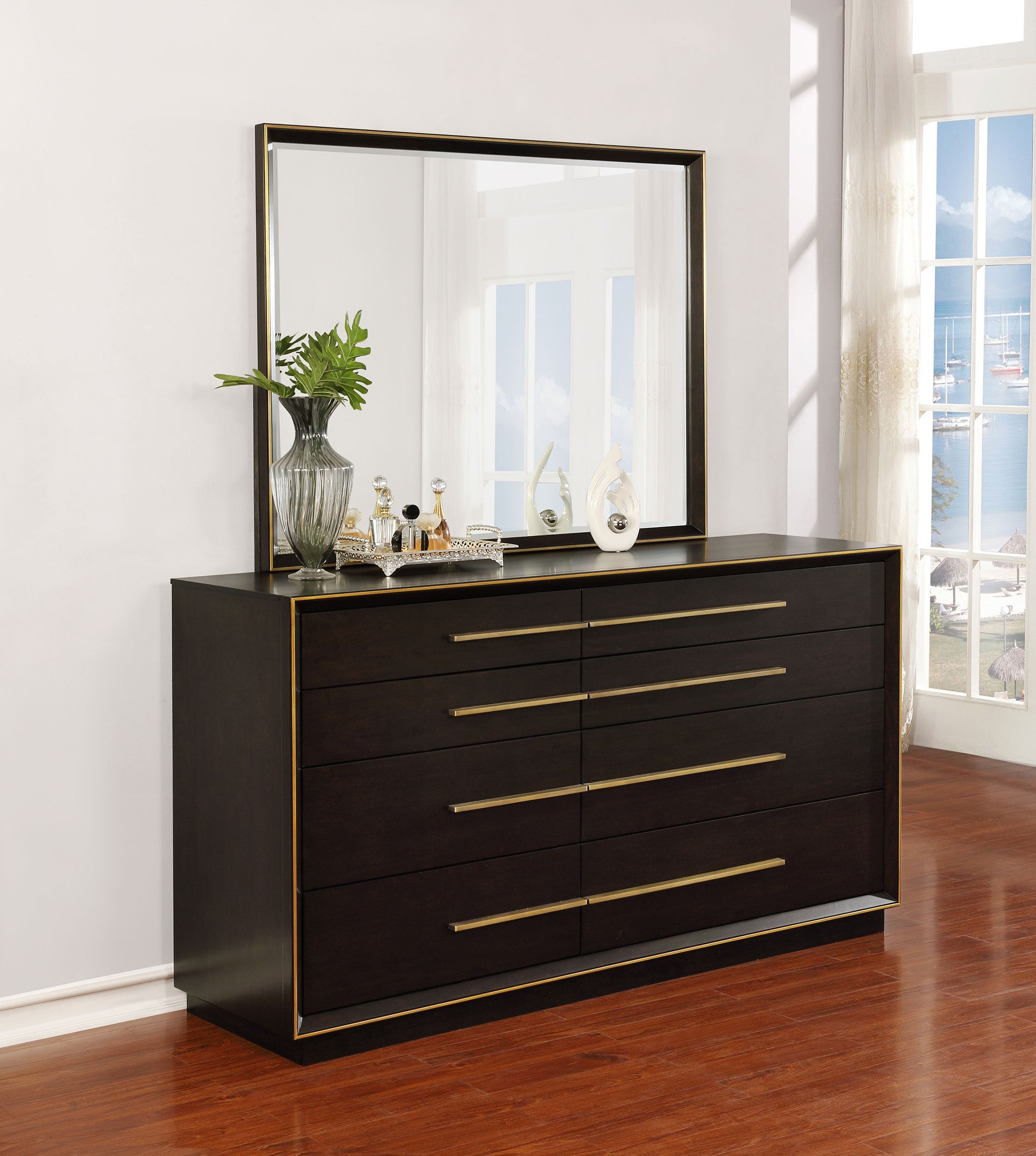 Durango Dresser with Mirror - Ideal Furniture (Fresno,CA)