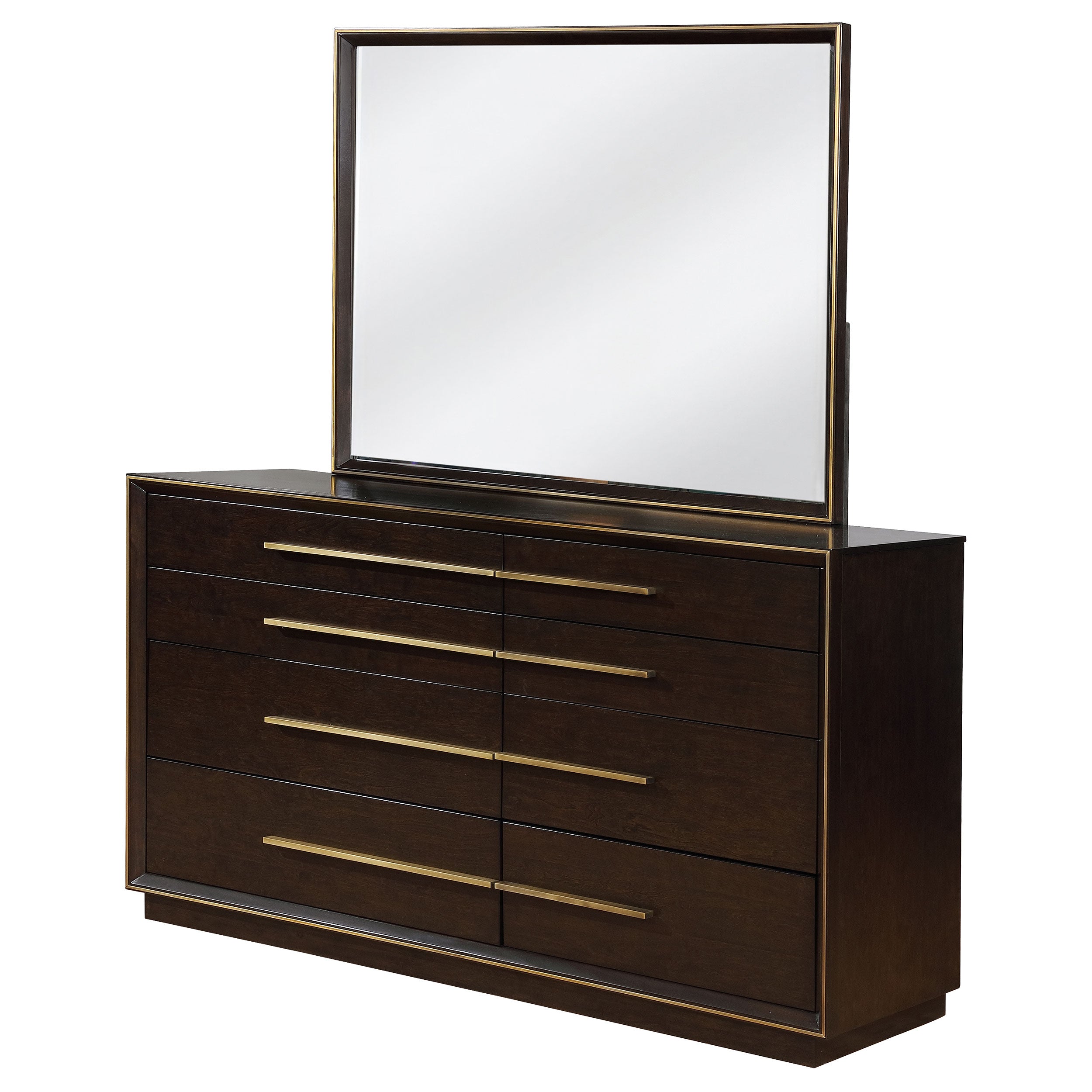 Durango Dresser with Mirror - Ideal Furniture (Fresno,CA)