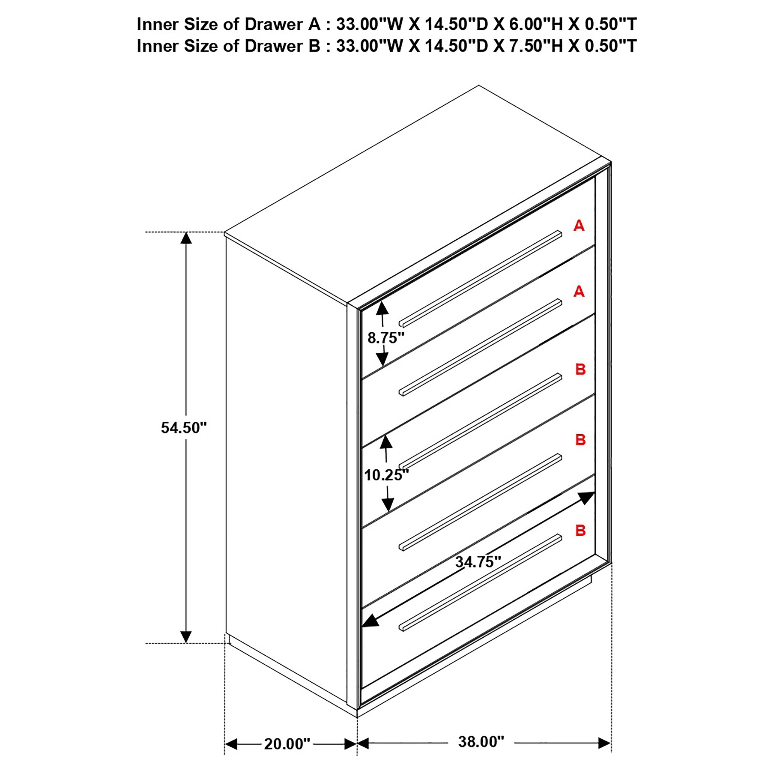 Durango Chest of Drawers - Ideal Furniture (Fresno,CA)