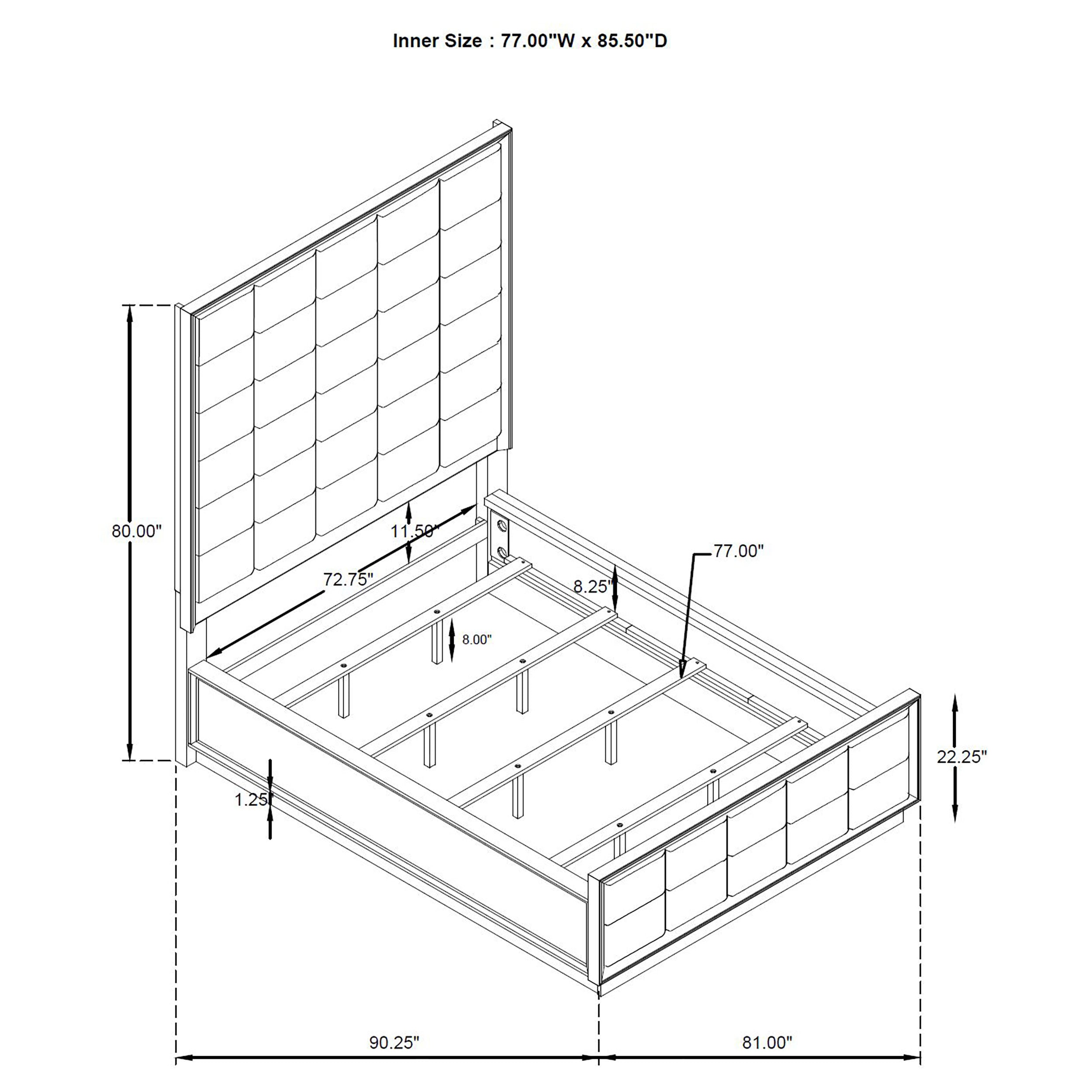 Durango Panel Bed - Ideal Furniture (Fresno,CA)