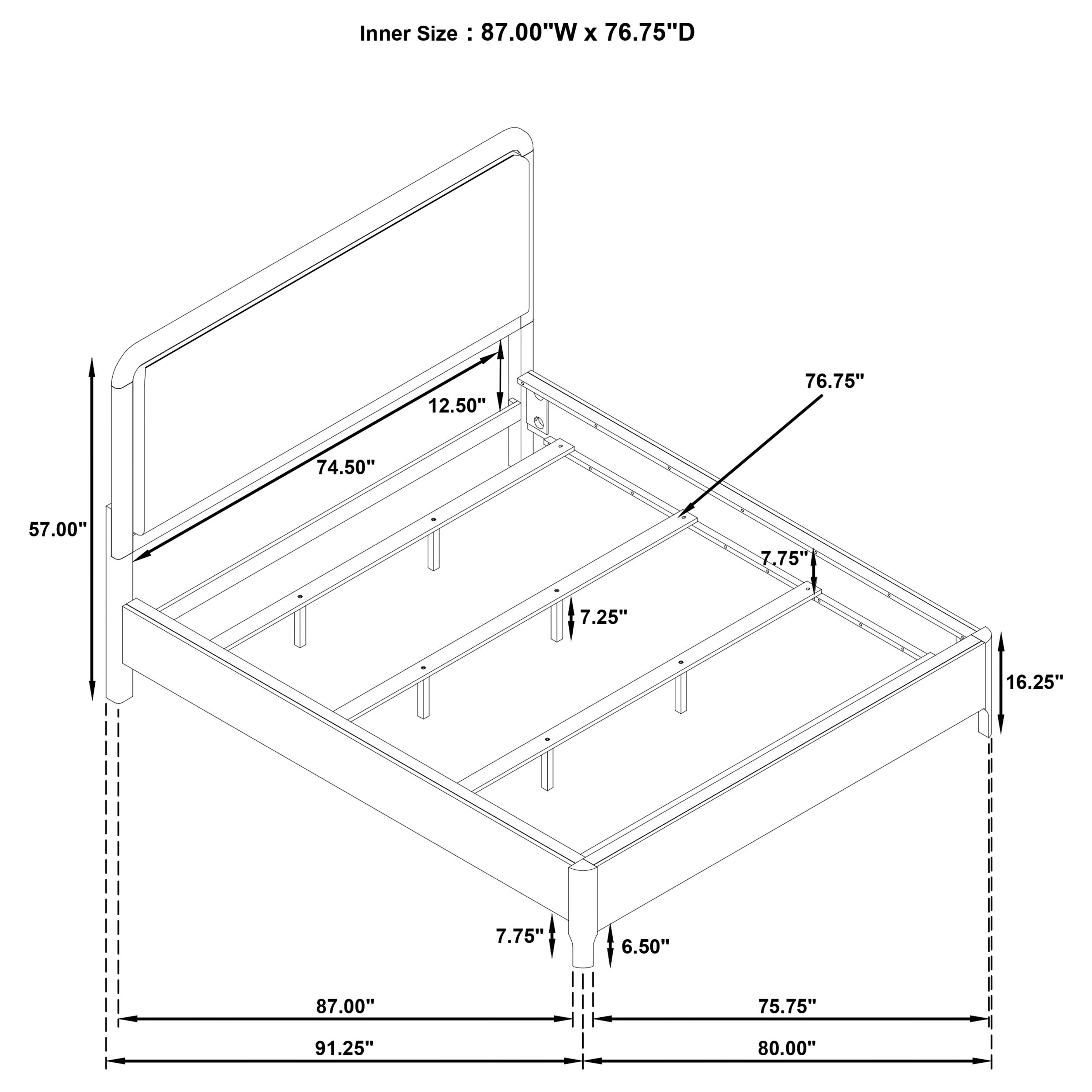 Maderia Bedroom Set - Ideal Furniture (Fresno,CA)