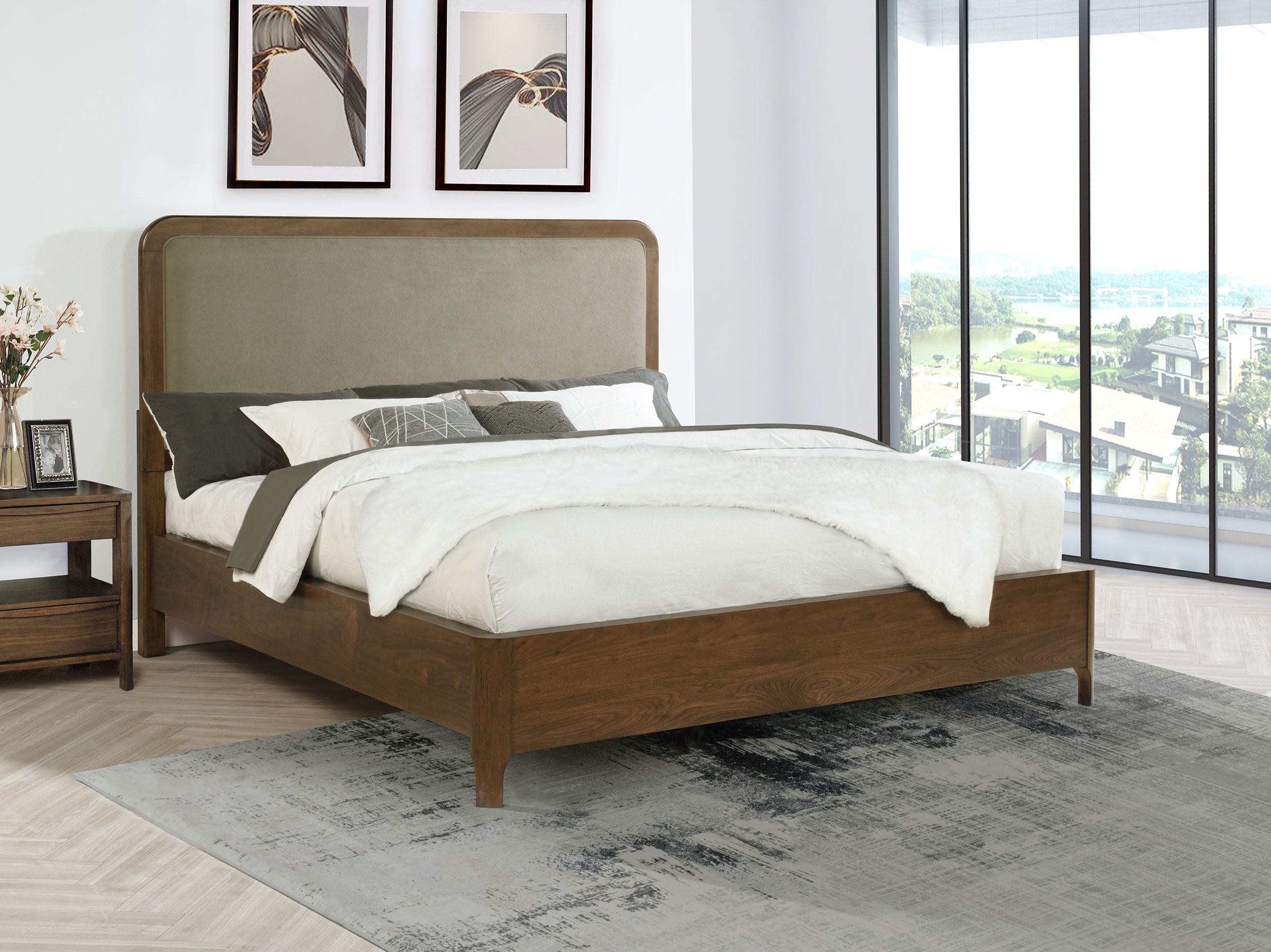 Maderia Panel Bed - Ideal Furniture (Fresno,CA)
