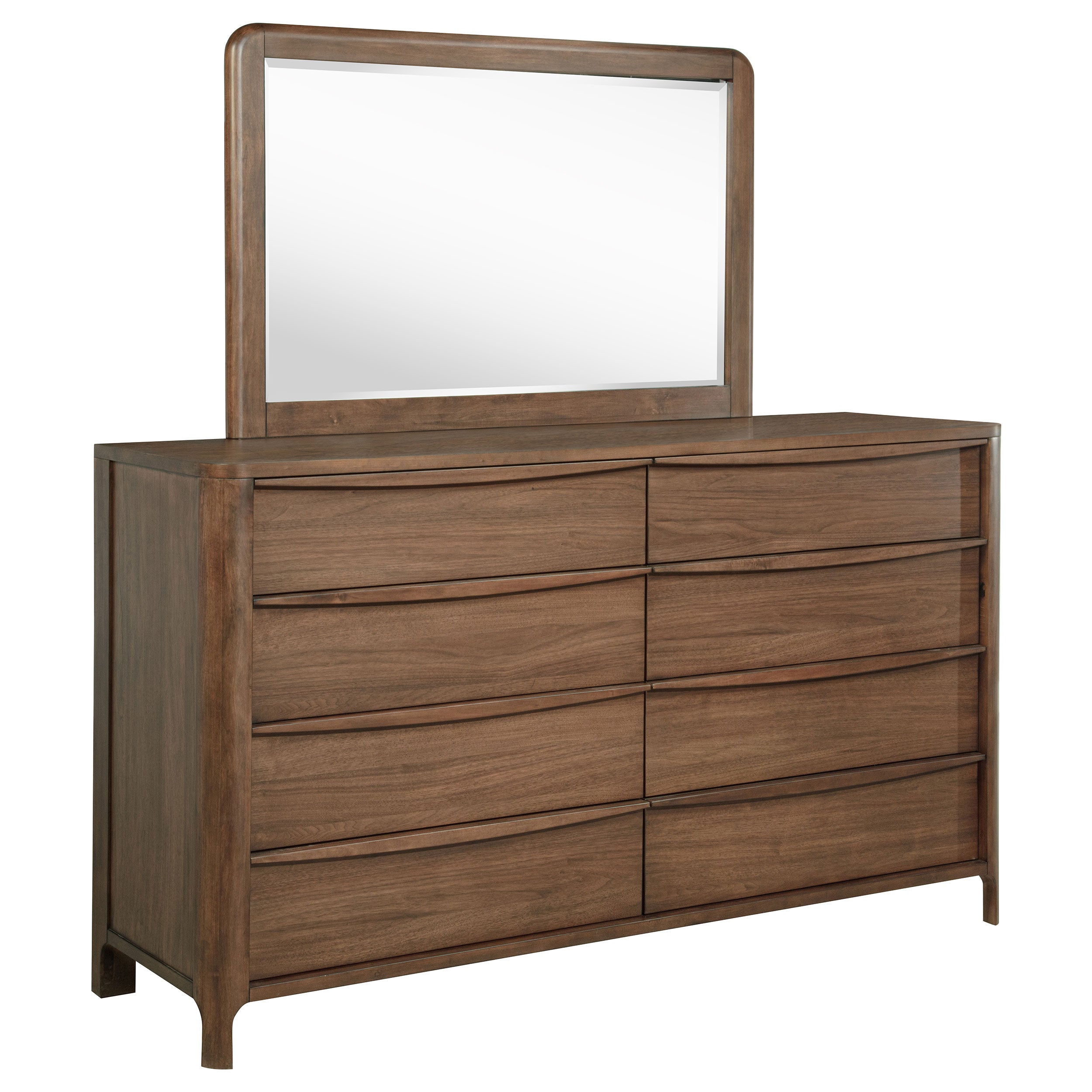 Maderia Dresser with Mirror - Ideal Furniture (Fresno,CA)