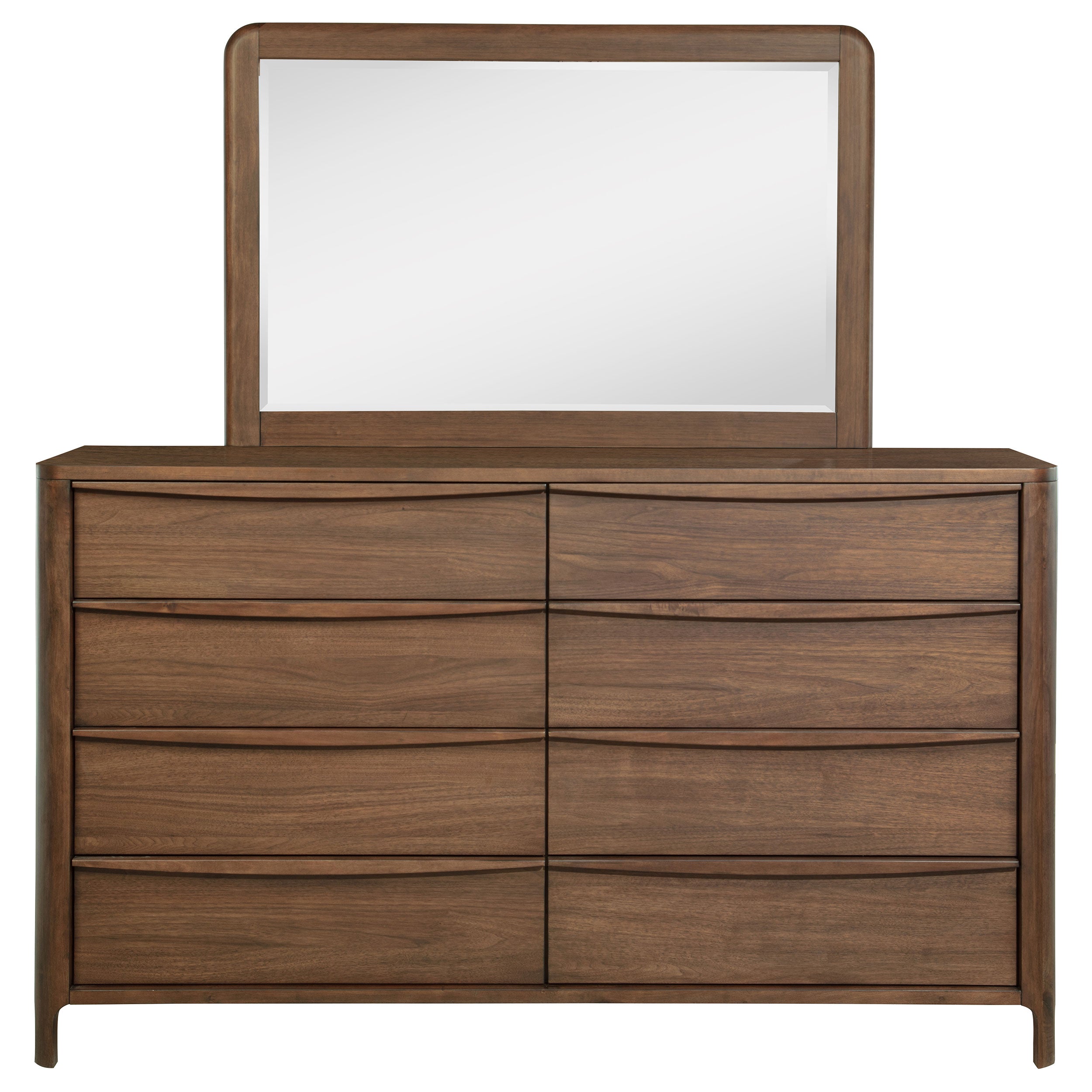 Maderia Dresser with Mirror - Ideal Furniture (Fresno,CA)