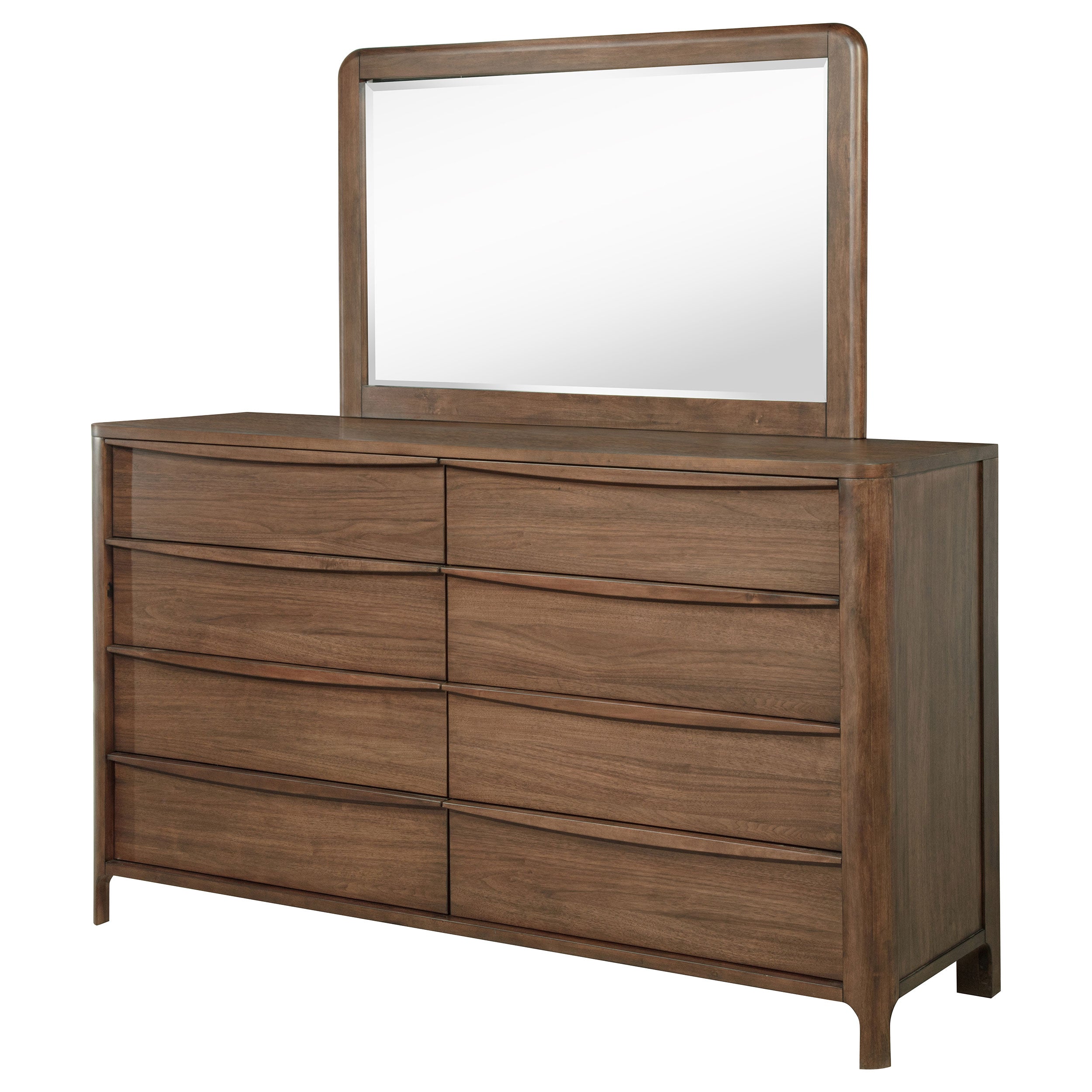 Maderia Dresser with Mirror - Ideal Furniture (Fresno,CA)