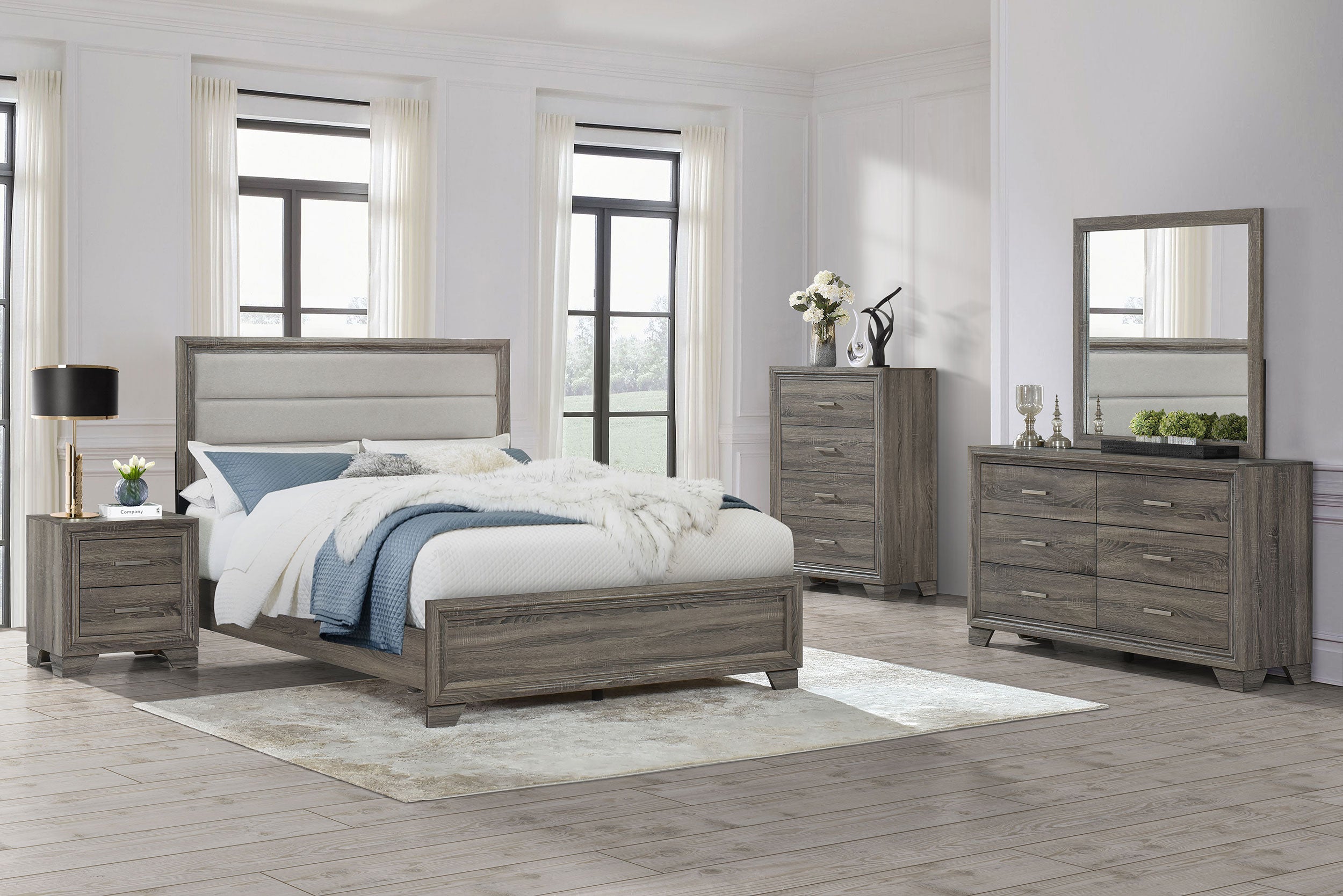 Wright Panel Bed - Ideal Furniture (Fresno,CA)