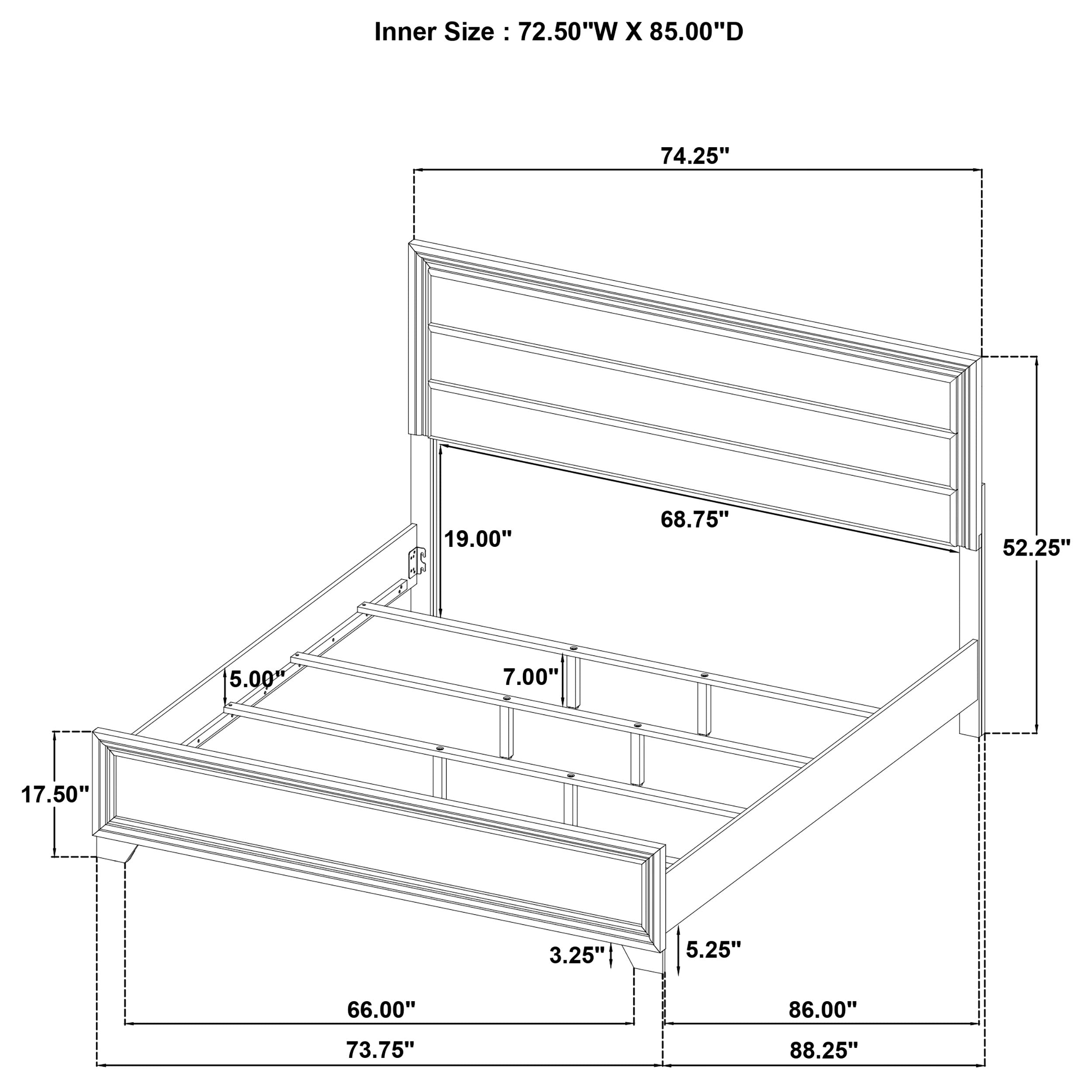 Wright Bedroom Set - Ideal Furniture (Fresno,CA)