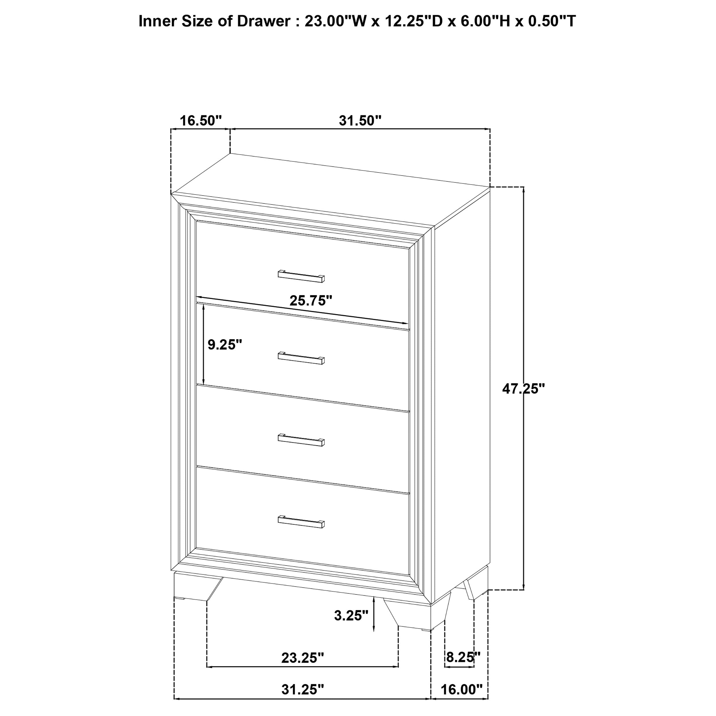 Wright Bedroom Set - Ideal Furniture (Fresno,CA)