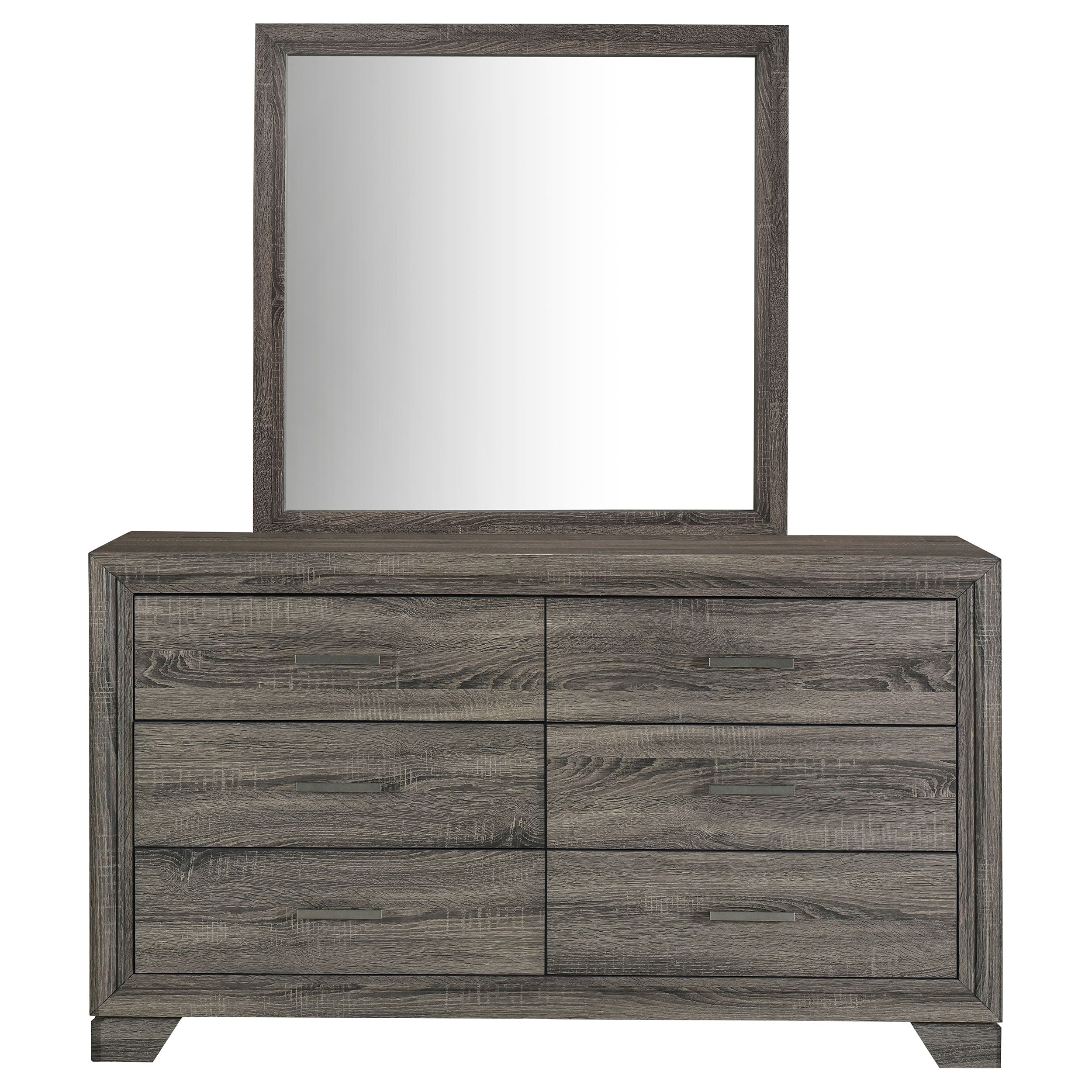Wright Dresser with Mirror - Ideal Furniture (Fresno,CA)