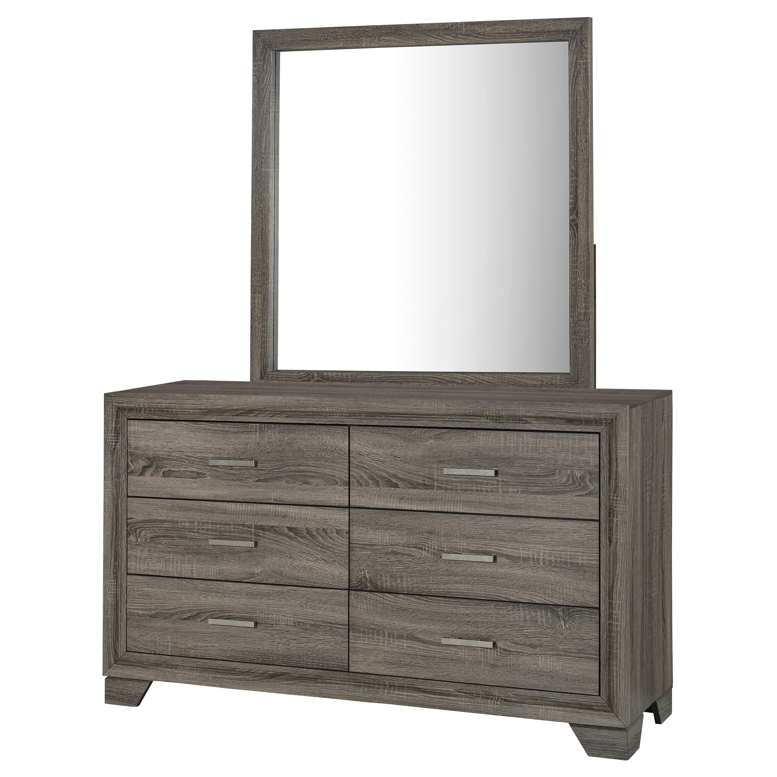 Wright Dresser with Mirror - Ideal Furniture (Fresno,CA)