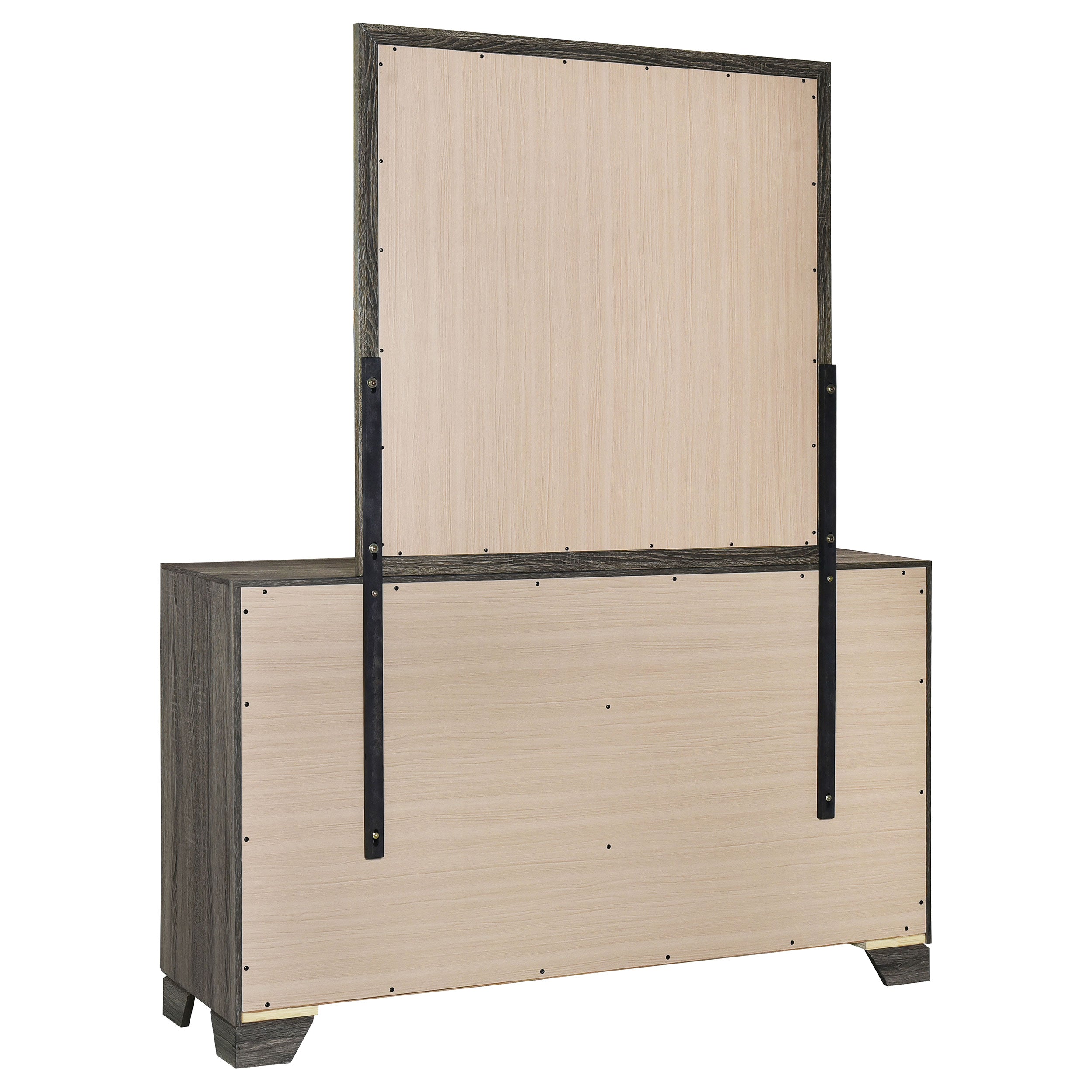 Wright Dresser with Mirror - Ideal Furniture (Fresno,CA)