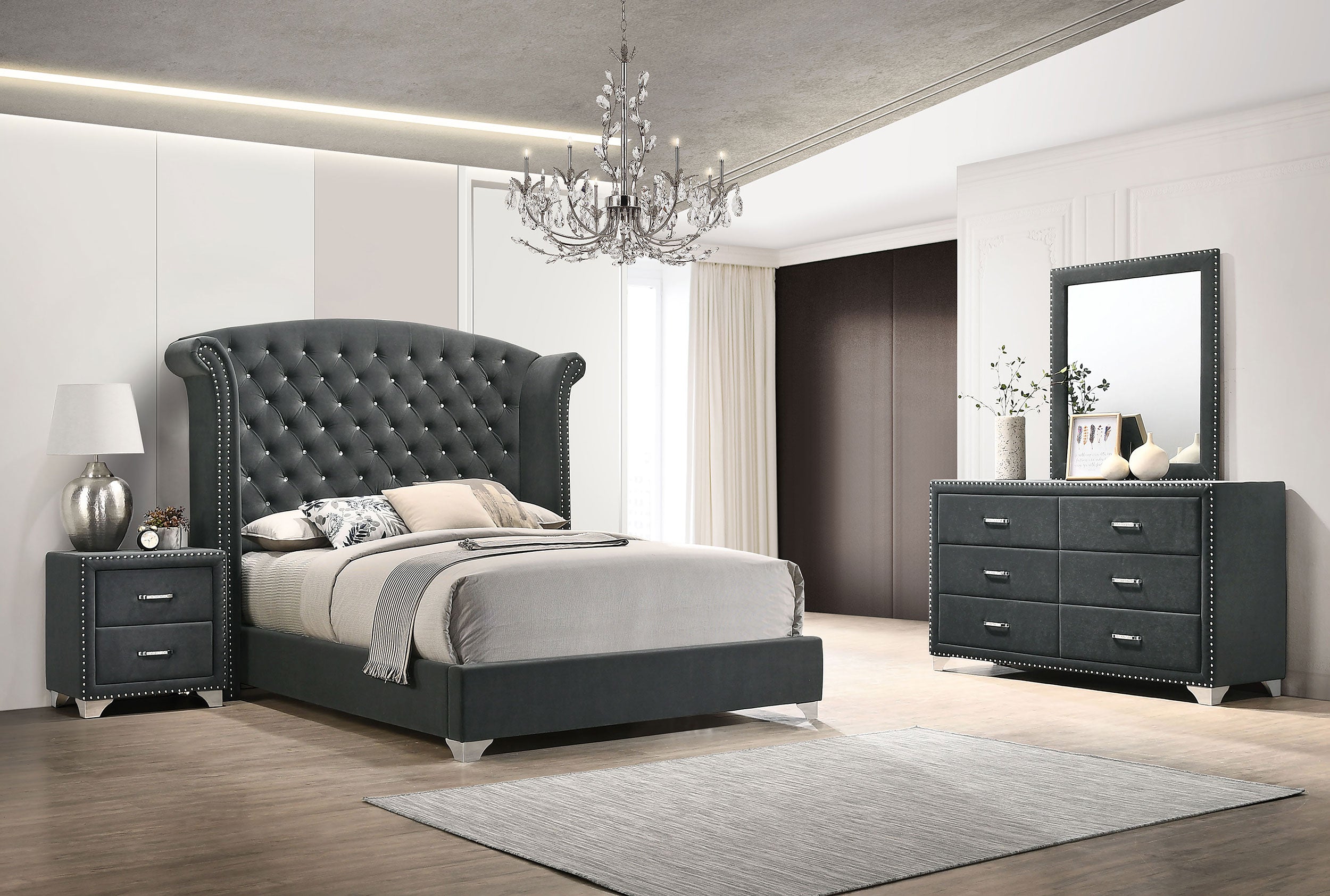 Melody Bedroom Set - Ideal Furniture (Fresno,CA)