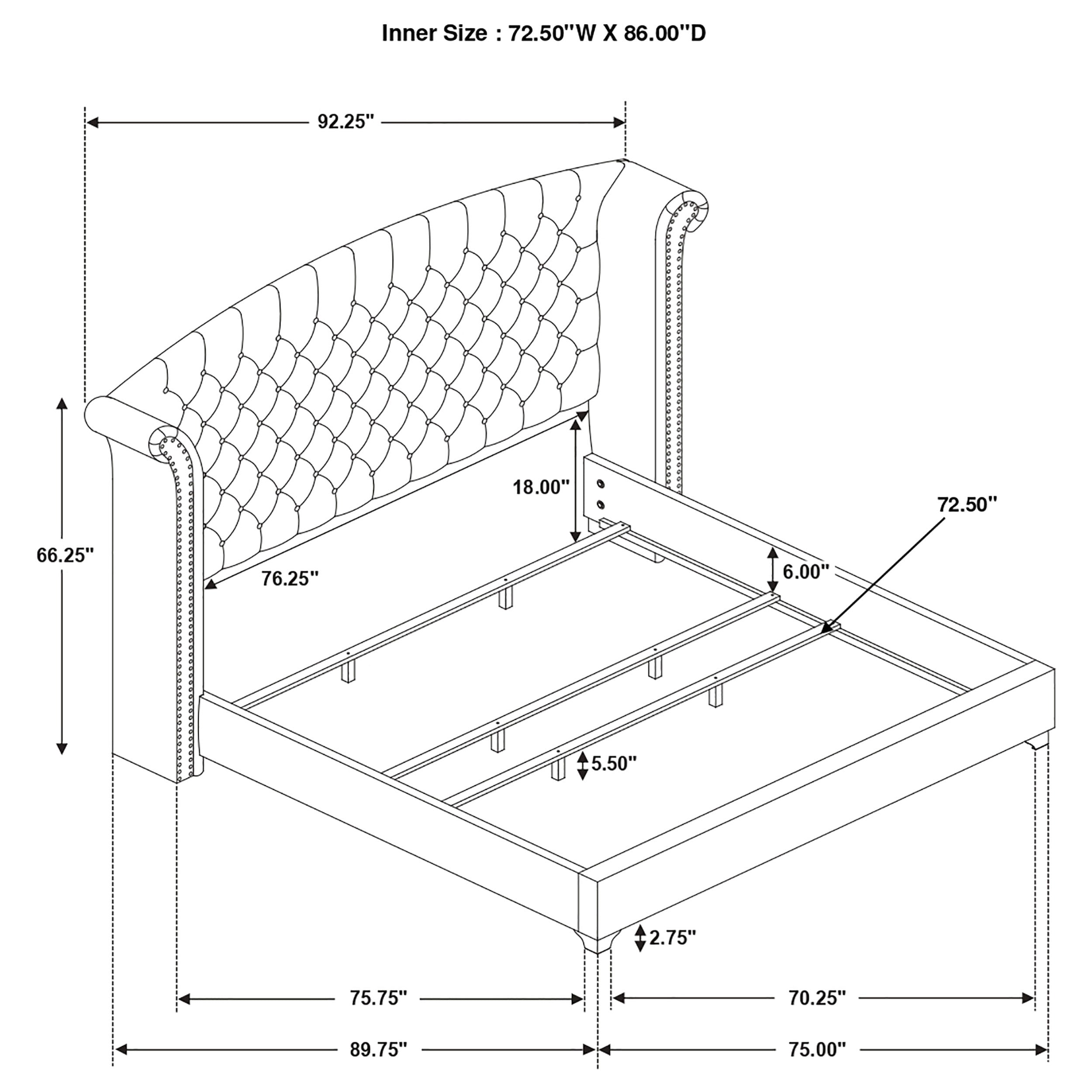 Melody Bedroom Set - Ideal Furniture (Fresno,CA)