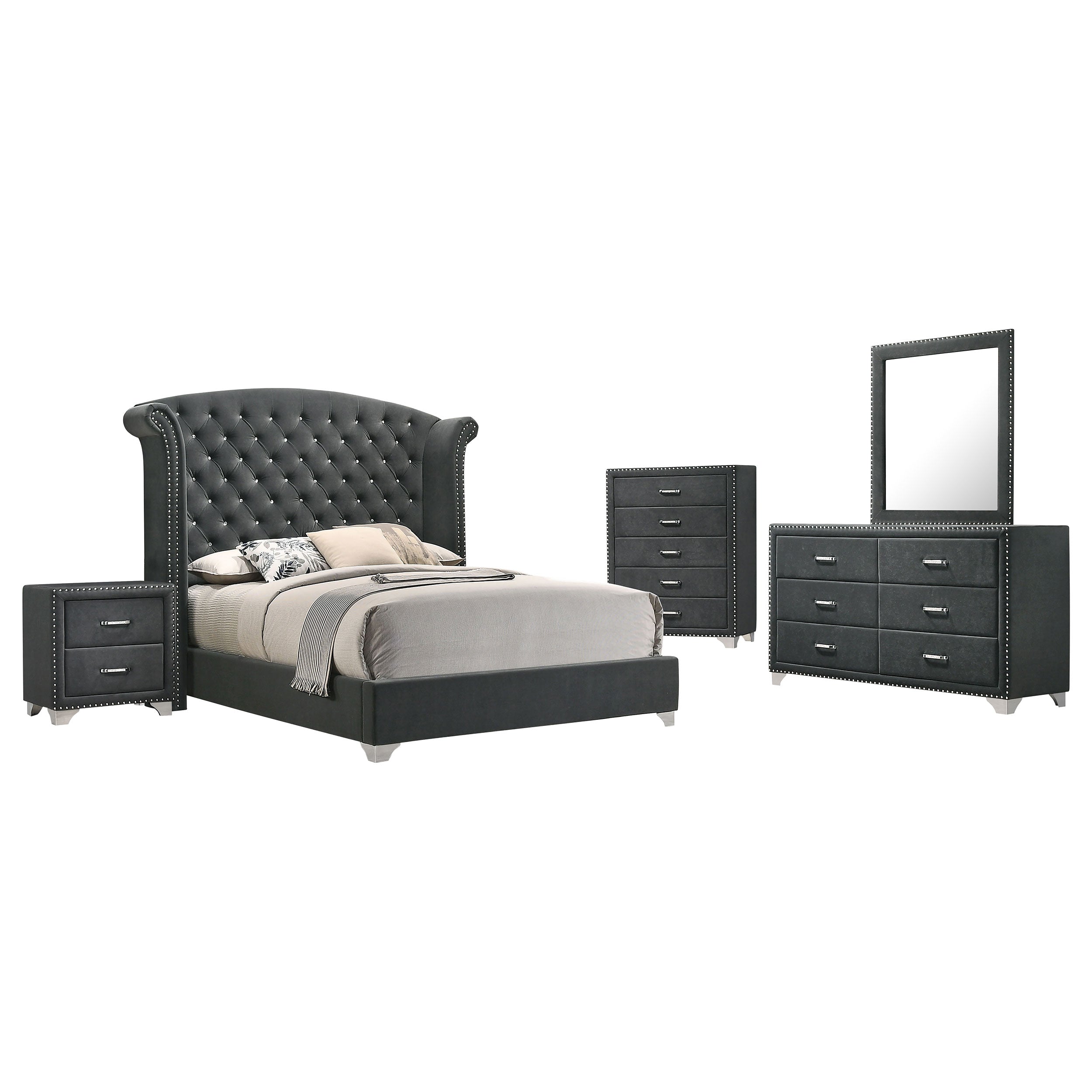 Melody Bedroom Set - Ideal Furniture (Fresno,CA)