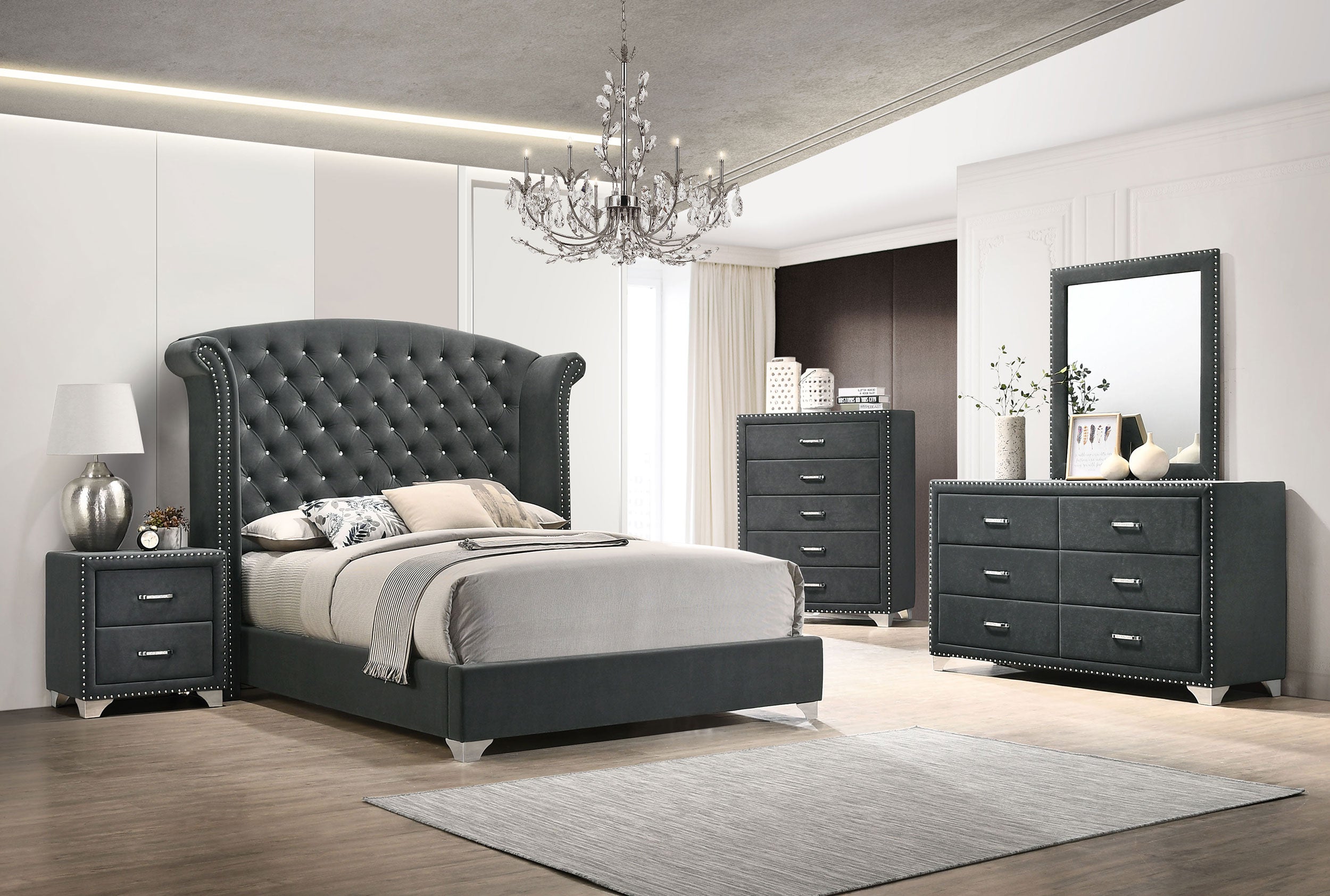 Melody Nightstand - Ideal Furniture (Fresno,CA)