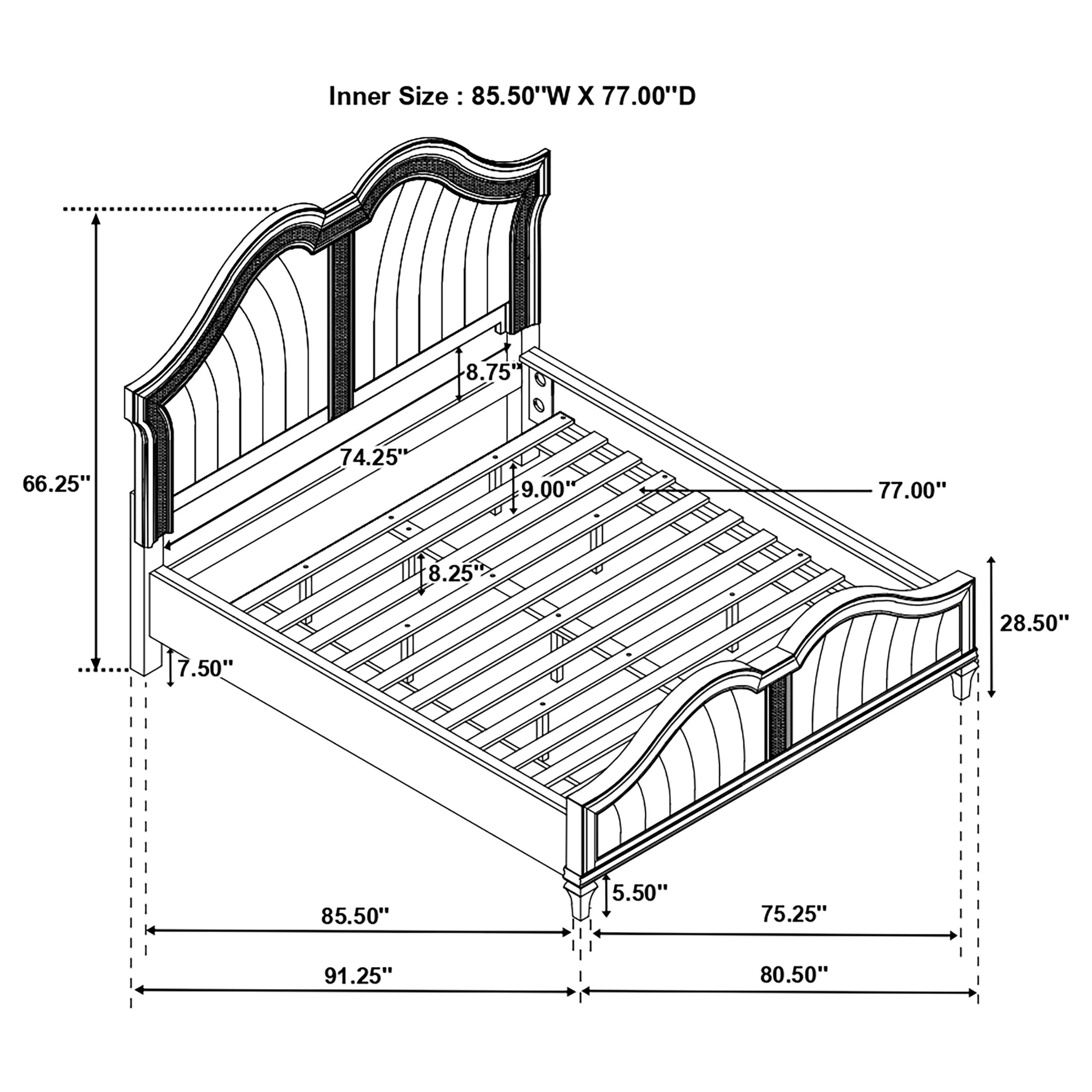 Evangeline Bedroom Set - Ideal Furniture (Fresno,CA)