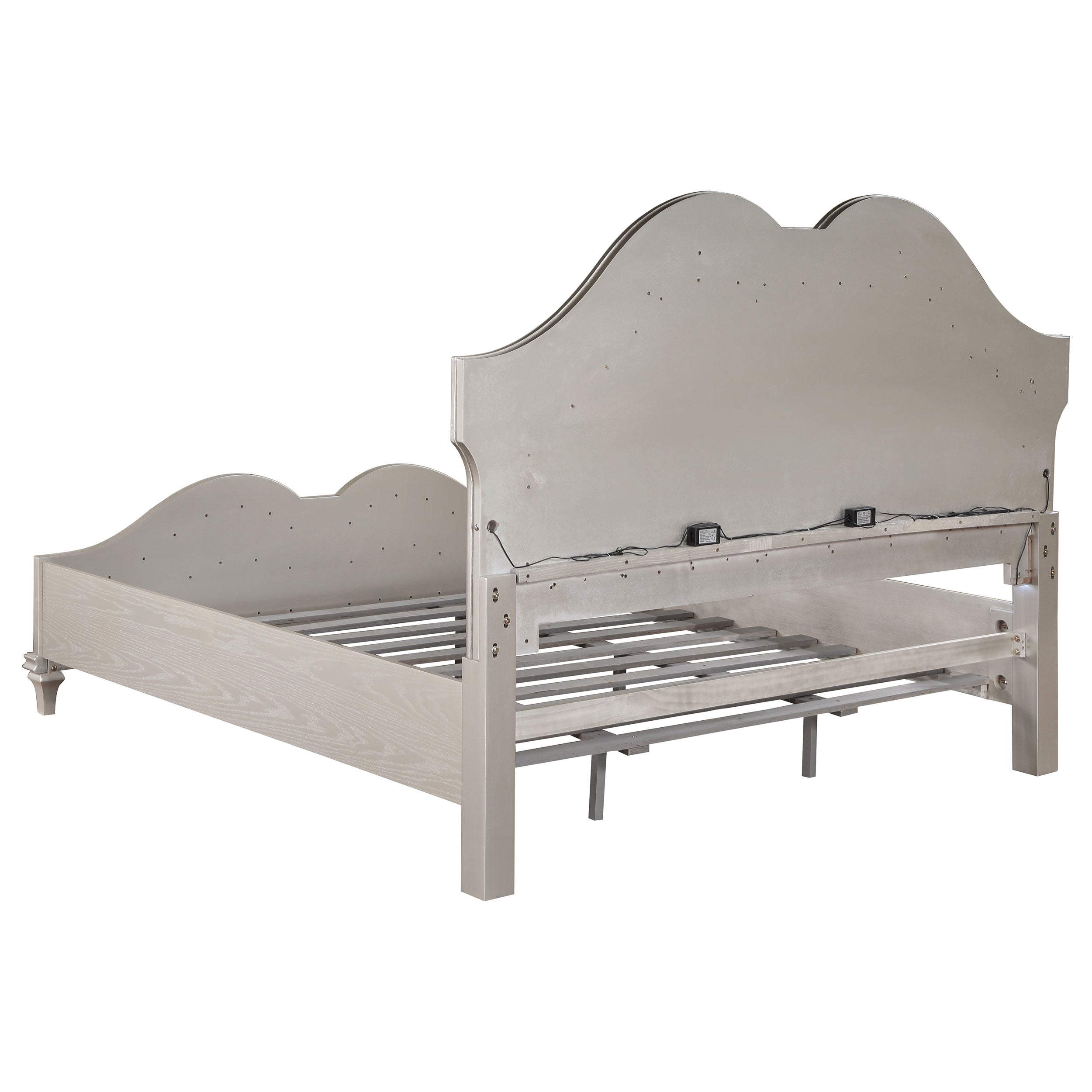 Evangeline Panel Bed with LED Lighting - Ideal Furniture (Fresno,CA)