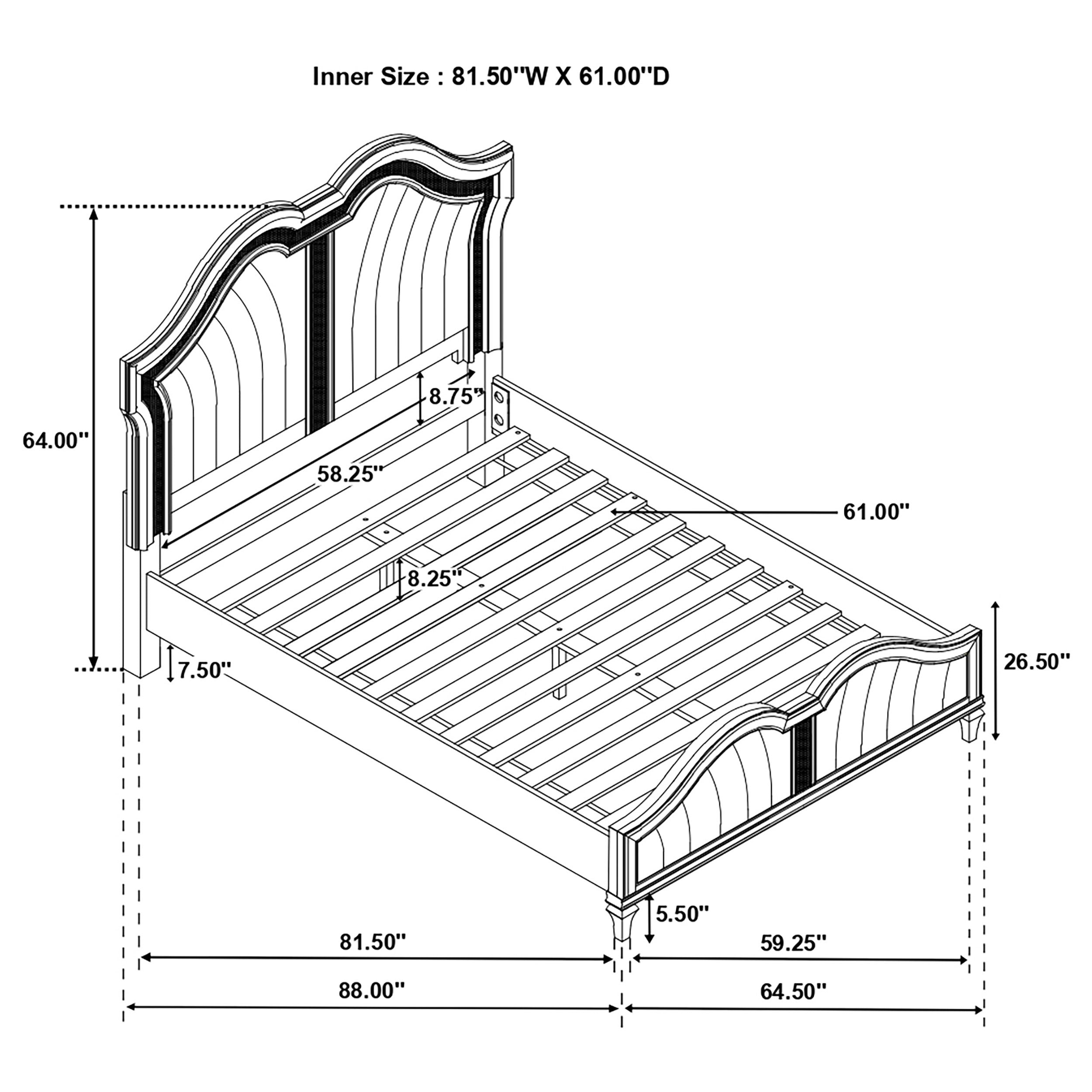 Evangeline Bedroom Set - Ideal Furniture (Fresno,CA)