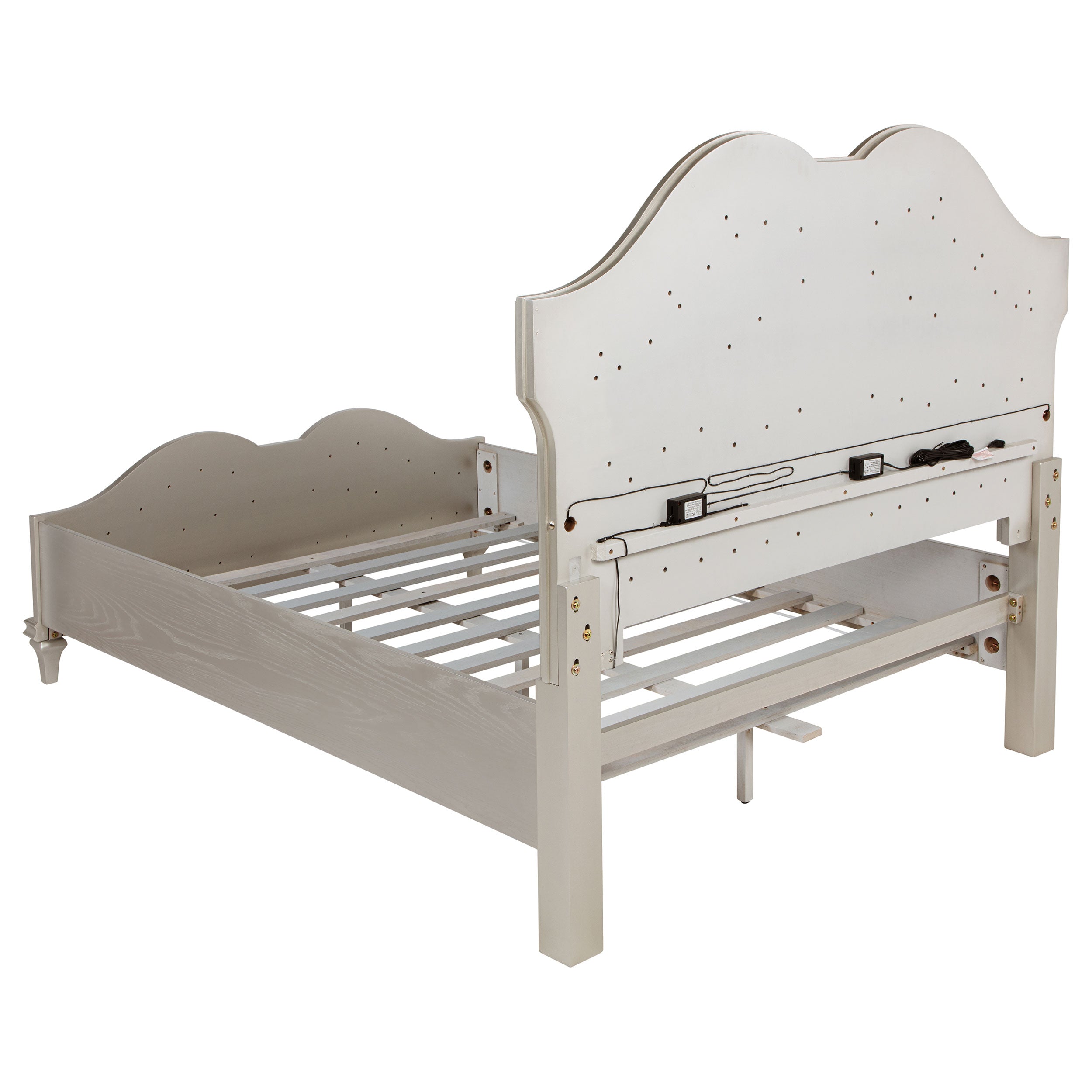Evangeline Panel Bed with LED Lighting - Ideal Furniture (Fresno,CA)