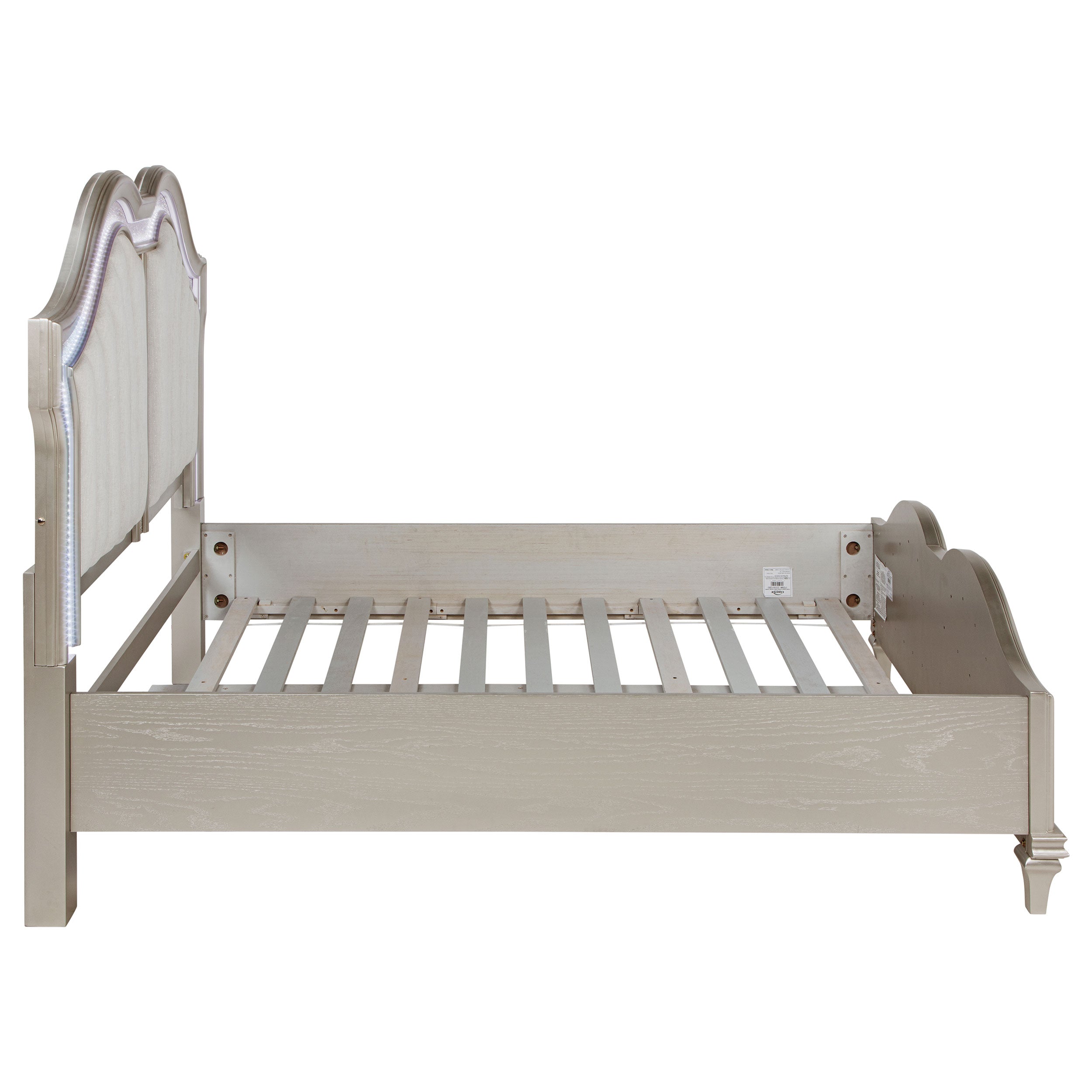 Evangeline Panel Bed with LED Lighting - Ideal Furniture (Fresno,CA)