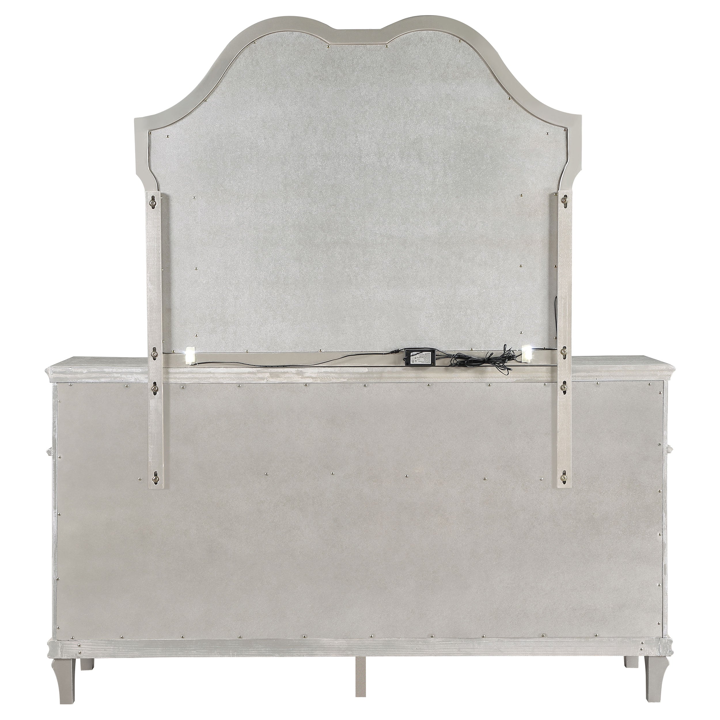 Evangeline Dresser with Mirror - Ideal Furniture (Fresno,CA)