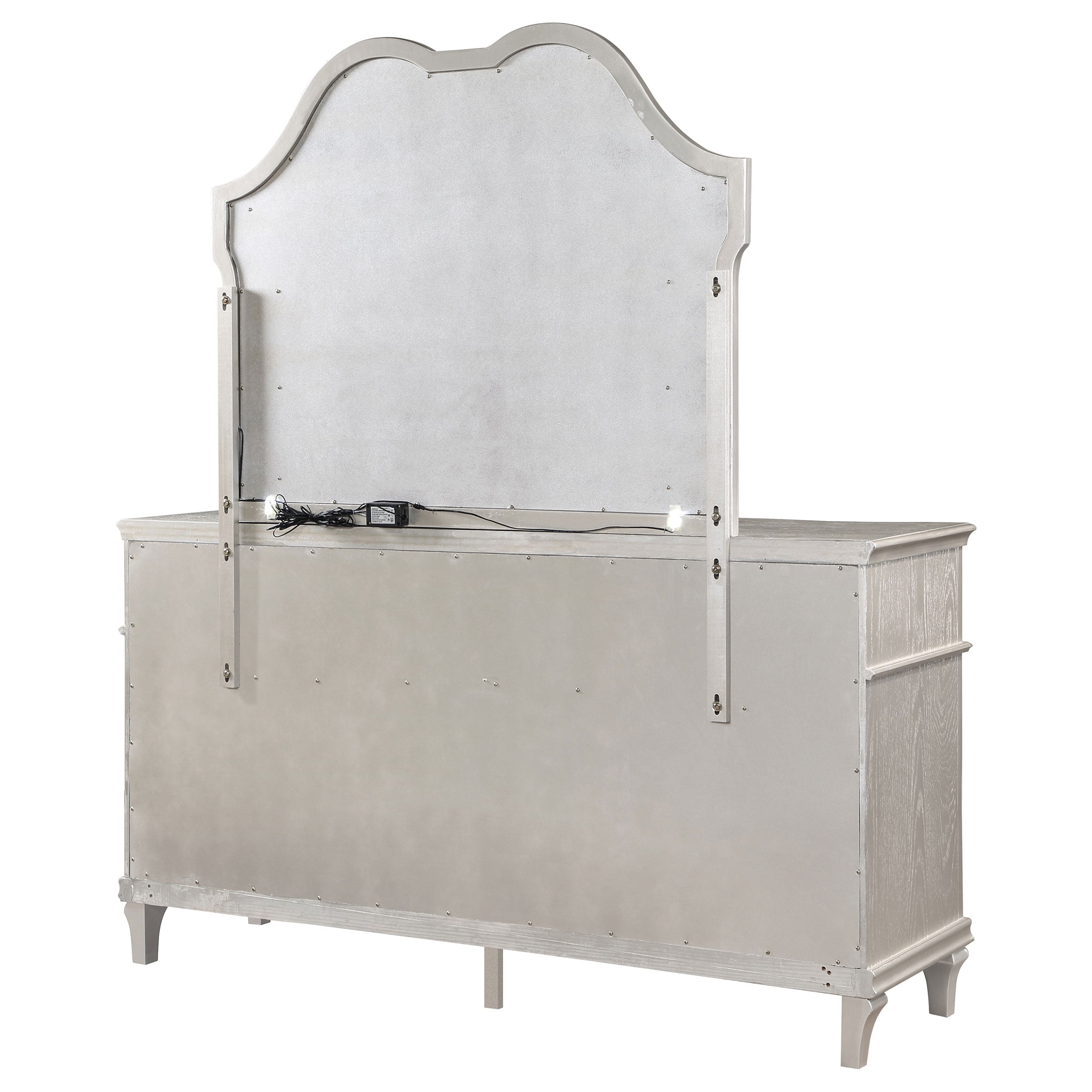 Evangeline Dresser with Mirror - Ideal Furniture (Fresno,CA)