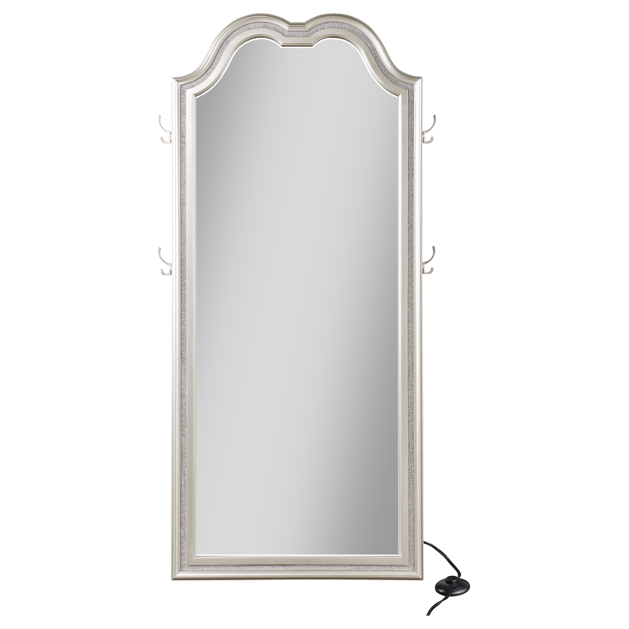 Evangeline Floor Mirror with LED Lighting - Ideal Furniture (Fresno,CA)