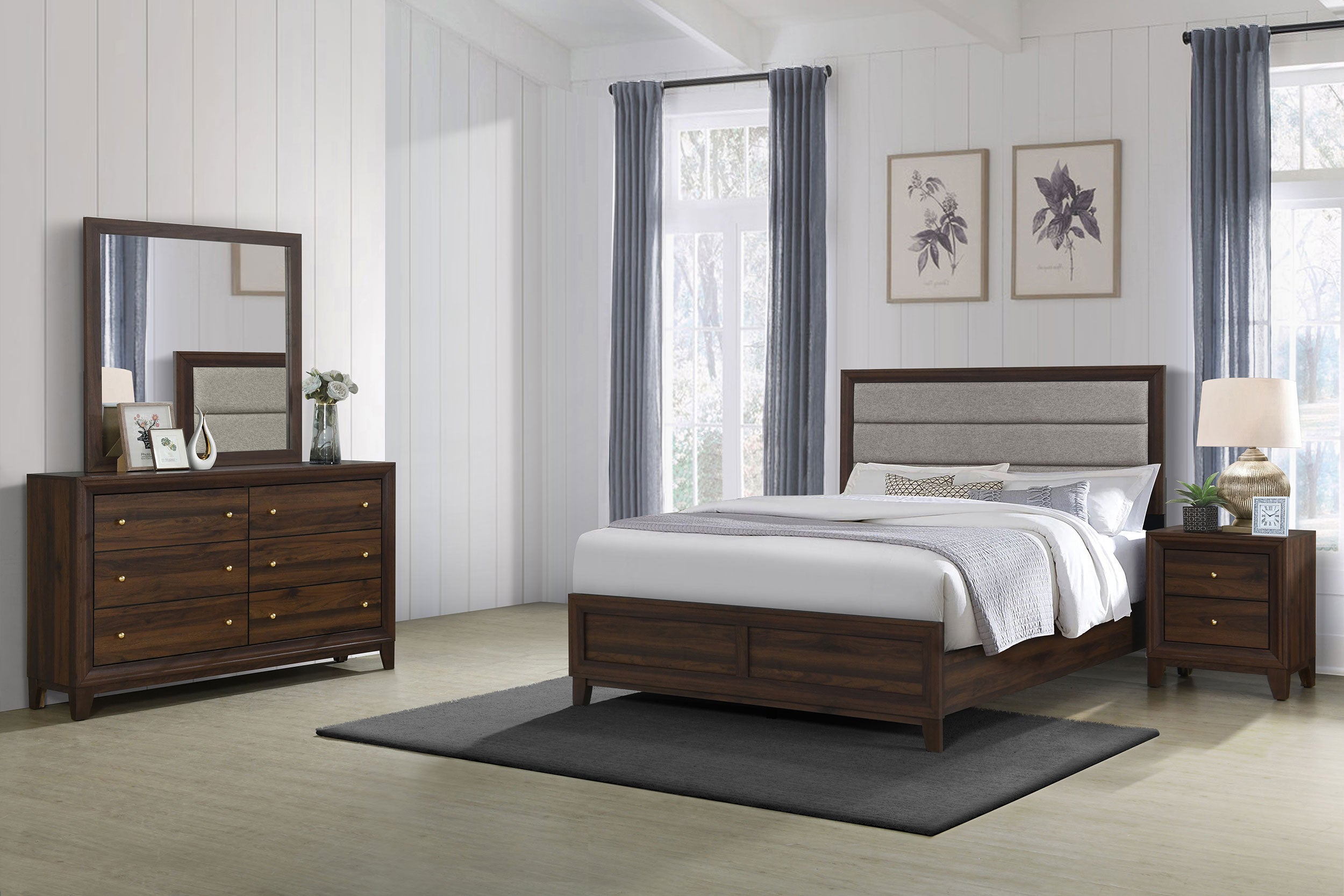 Welsley 4 Pc Bedroom Set - Ideal Furniture (Fresno,CA)