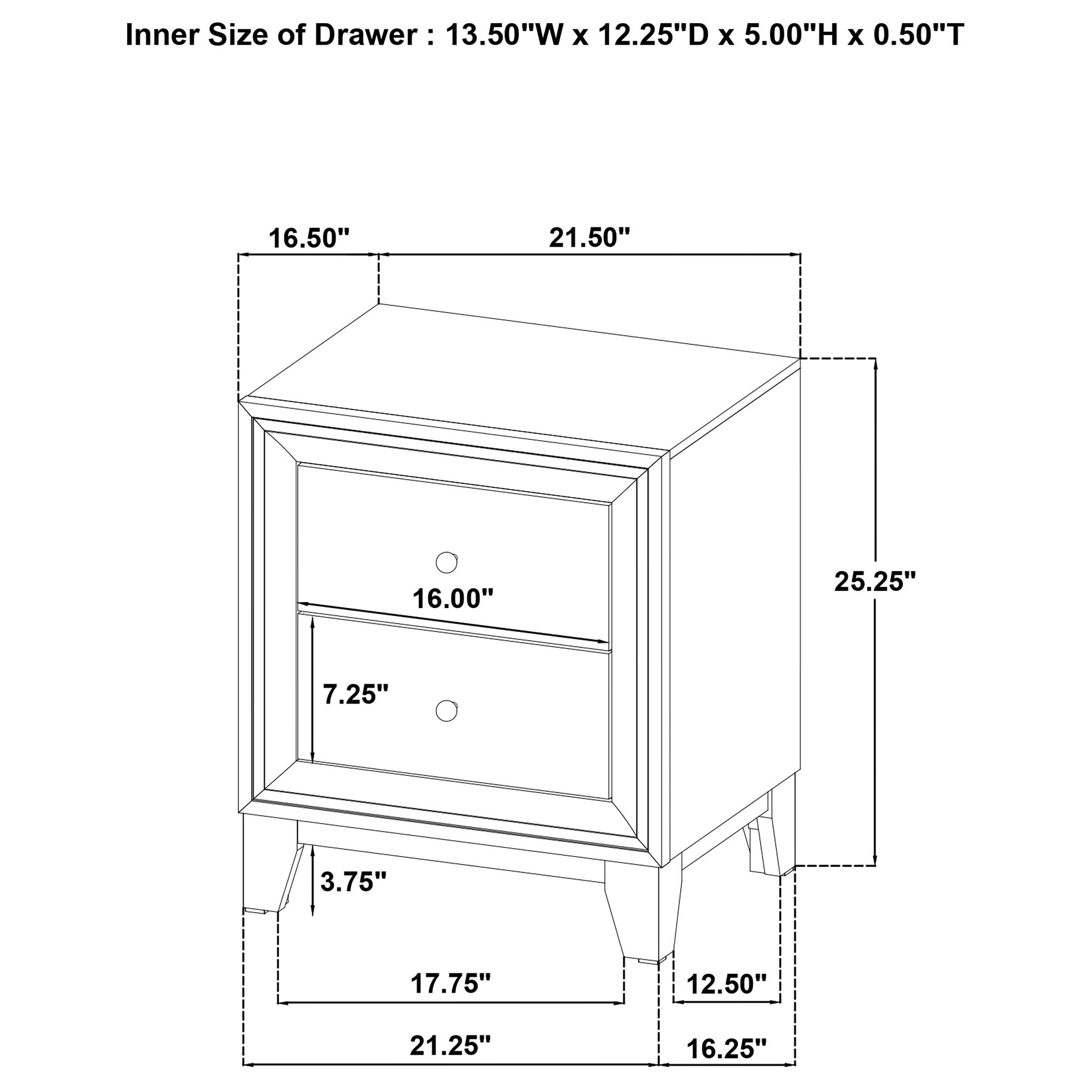 Welsley Nightstand - Ideal Furniture (Fresno,CA)