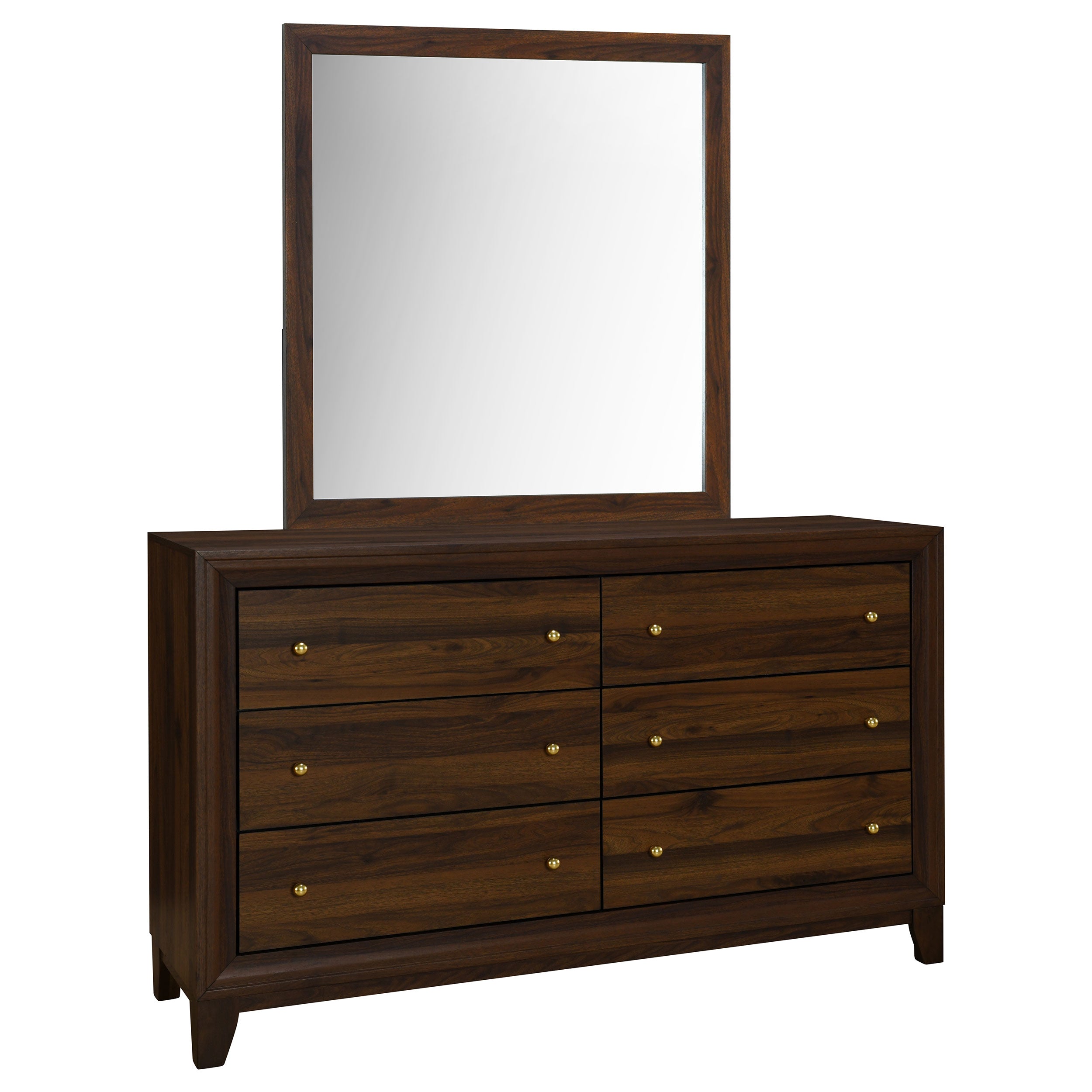 Welsley Dresser with Mirror - Ideal Furniture (Fresno,CA)